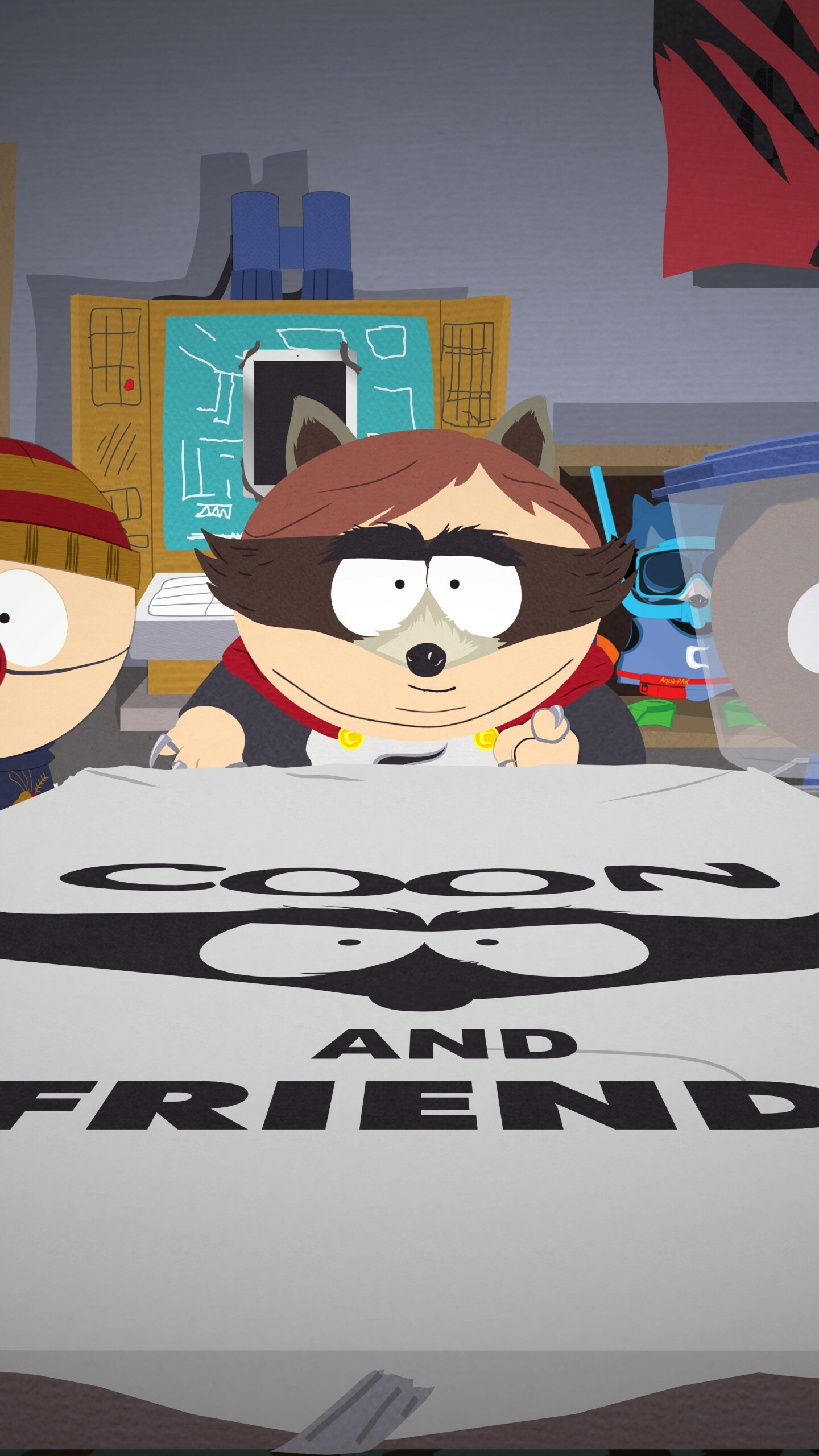 South Park The Fractured But Whole wallpaper, E3 2017 screenshot, Gaming experience, Comic mischief, 1440x2560 HD Phone