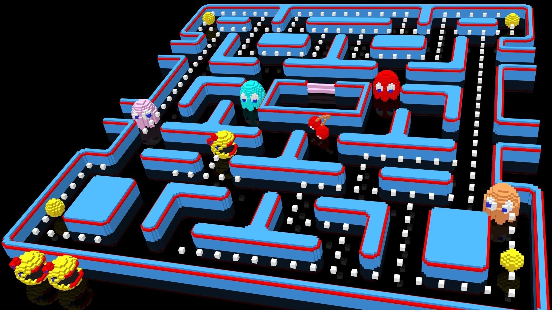 Ms. Pac-Man, Pac-Man Wallpaper, 1920x1080 Full HD Desktop