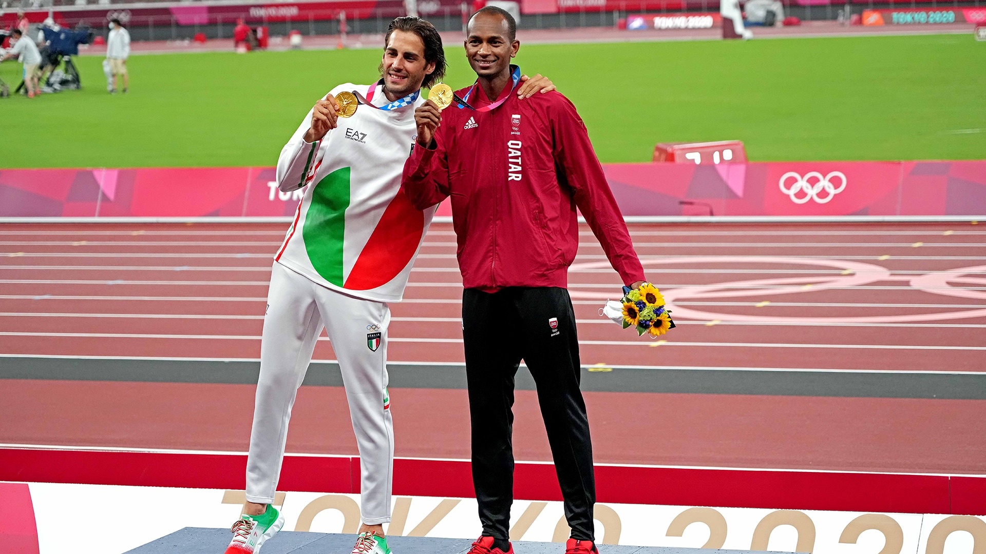 Mutaz Essa Barshim, Viral moments, Tokyo Olympics 2020, Inspiring performances, 1920x1080 Full HD Desktop