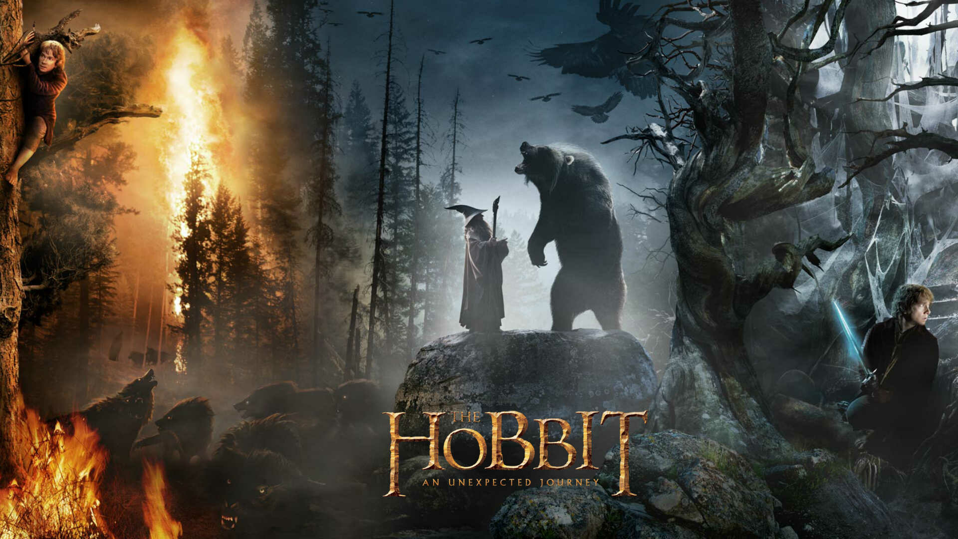 Hobbit desktop wallpapers, High resolution, Middle-earth, Epic adventure, 1920x1080 Full HD Desktop