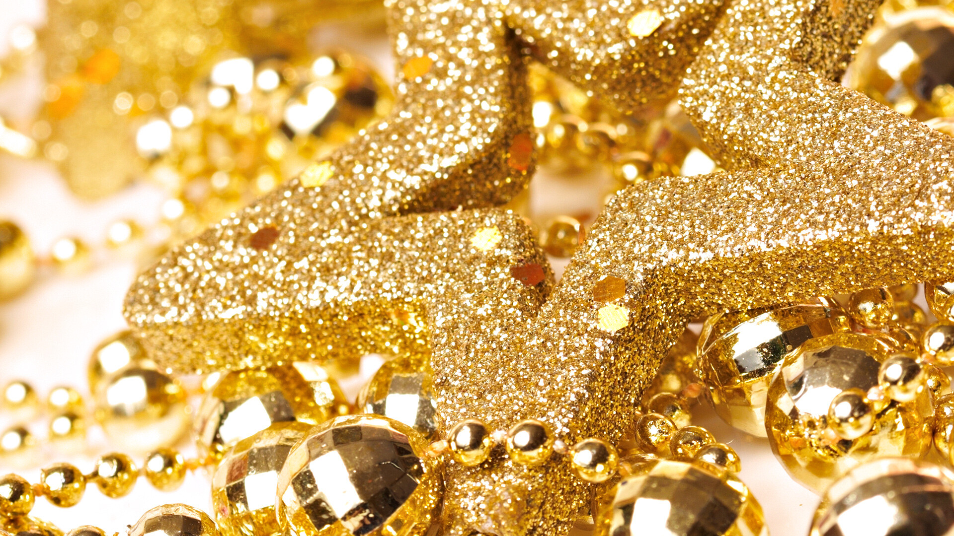 Glitter, Gold Star Wallpaper, 1920x1080 Full HD Desktop