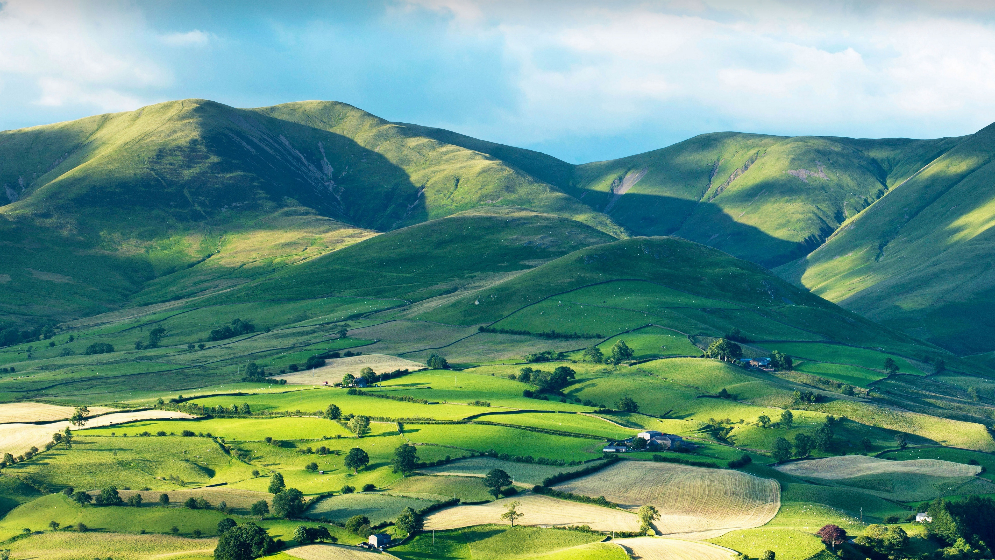 Howgill Fells, Green Hills Wallpaper, 3840x2160 4K Desktop