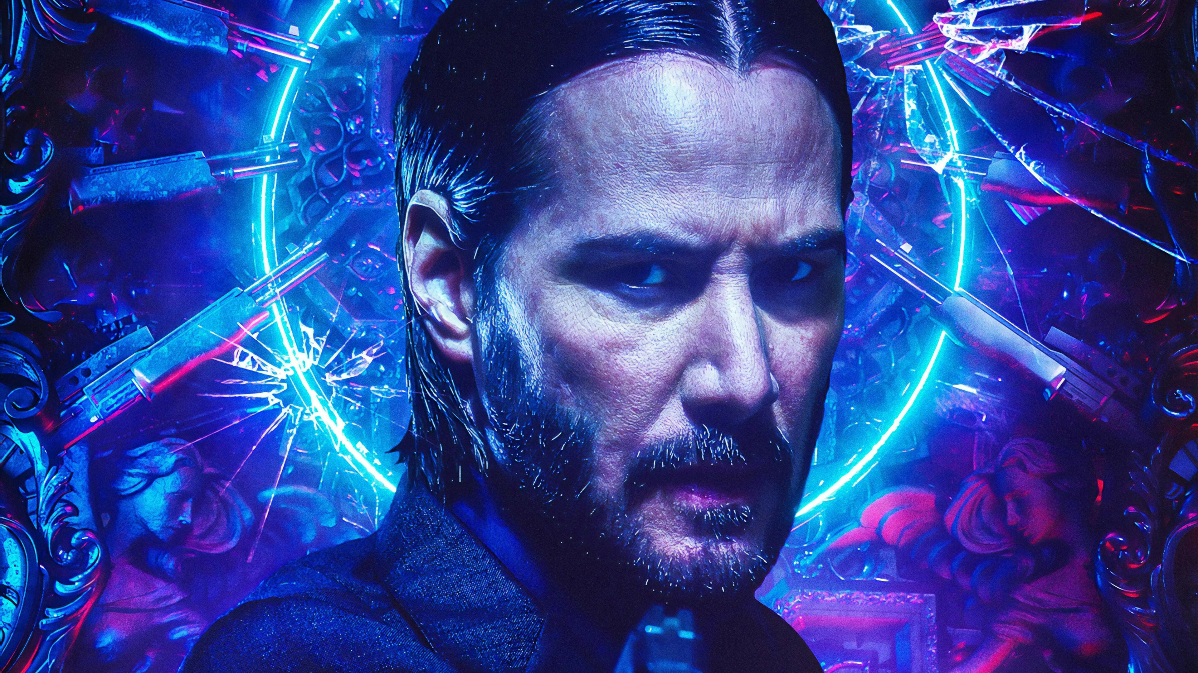 John Wick 3, Keanu Reeves Wallpaper, 3840x2160 4K Desktop