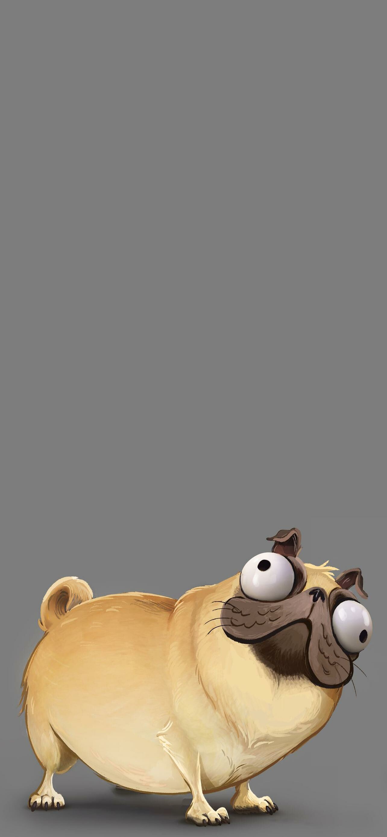 The Mitchells vs. the Machines, Monchi the pug, Mobile wallpapers, 2532x1170 pixels, 1290x2780 HD Phone