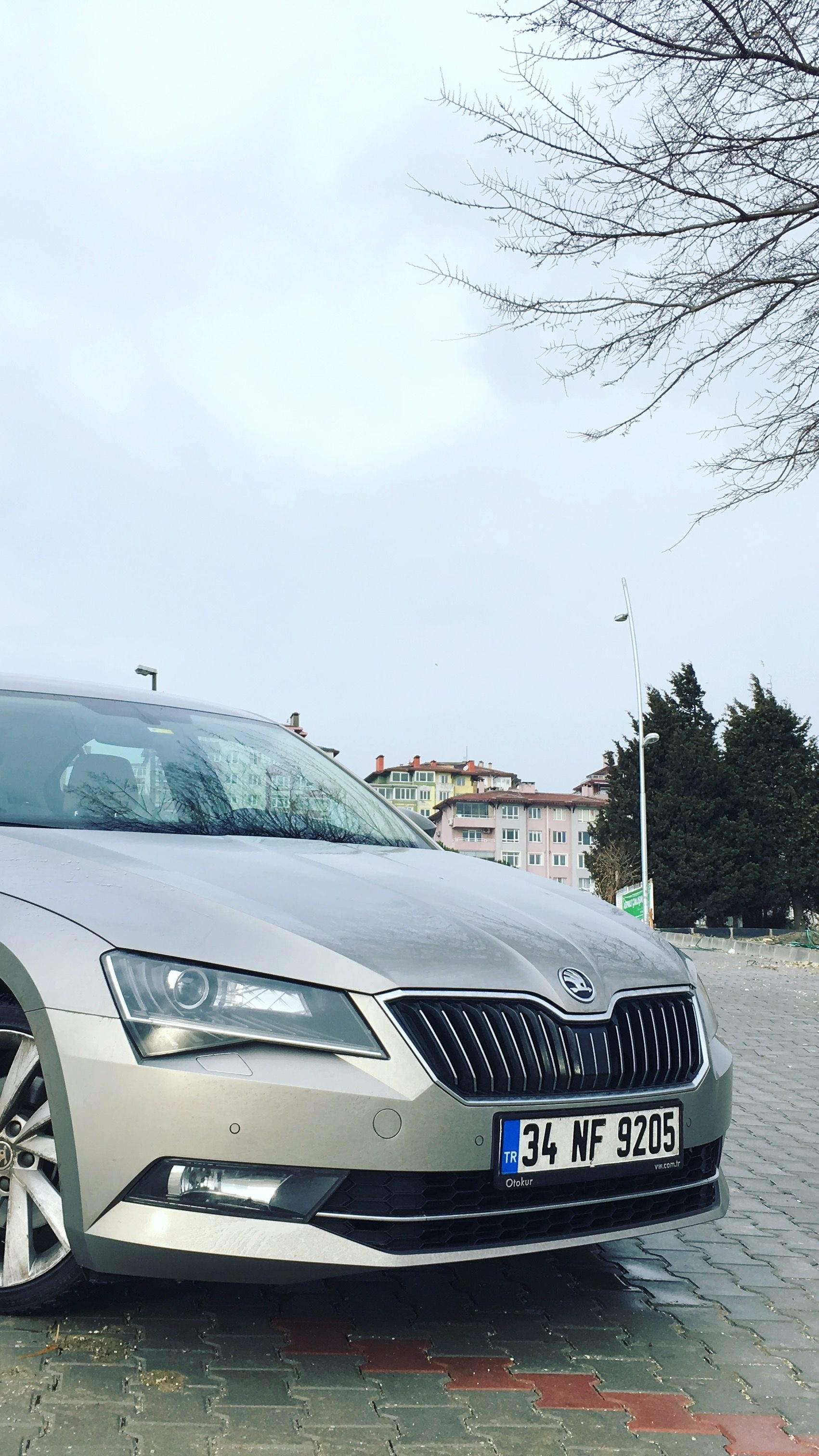 Skoda Superb wallpaper, Elegant design, BMW competitor, Skoda's finest, 1710x3030 HD Phone