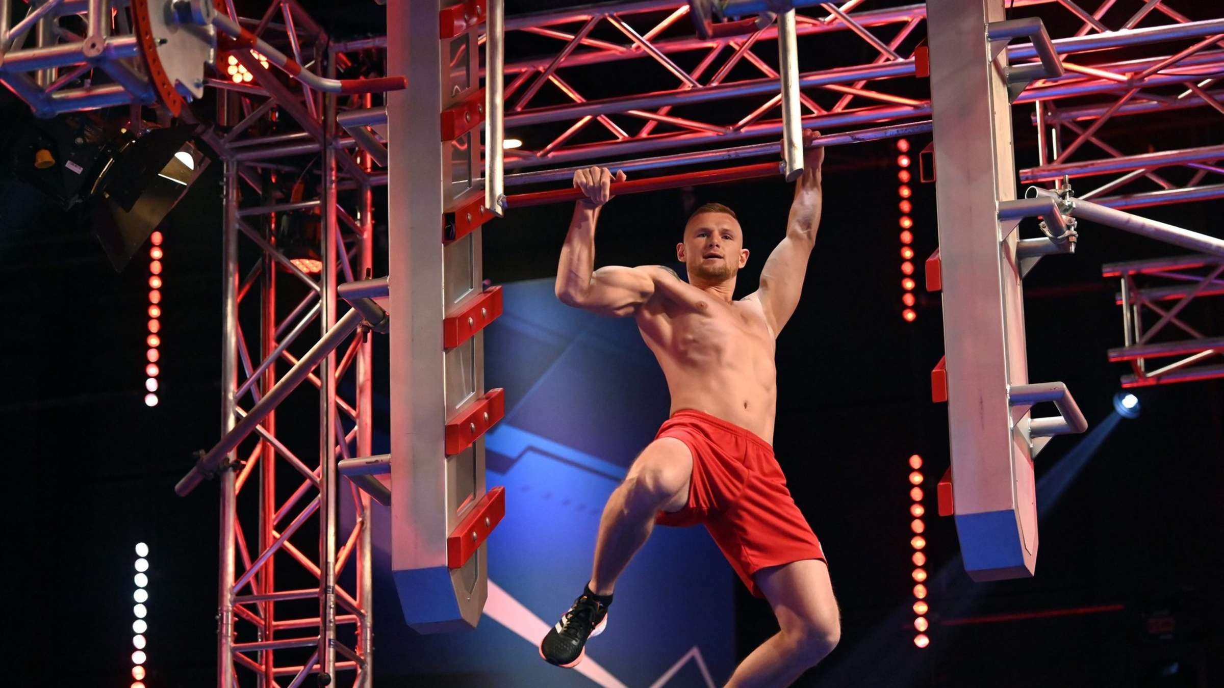 American Ninja Warrior, TV show, RTL show, Man's only try, 2400x1350 HD Desktop