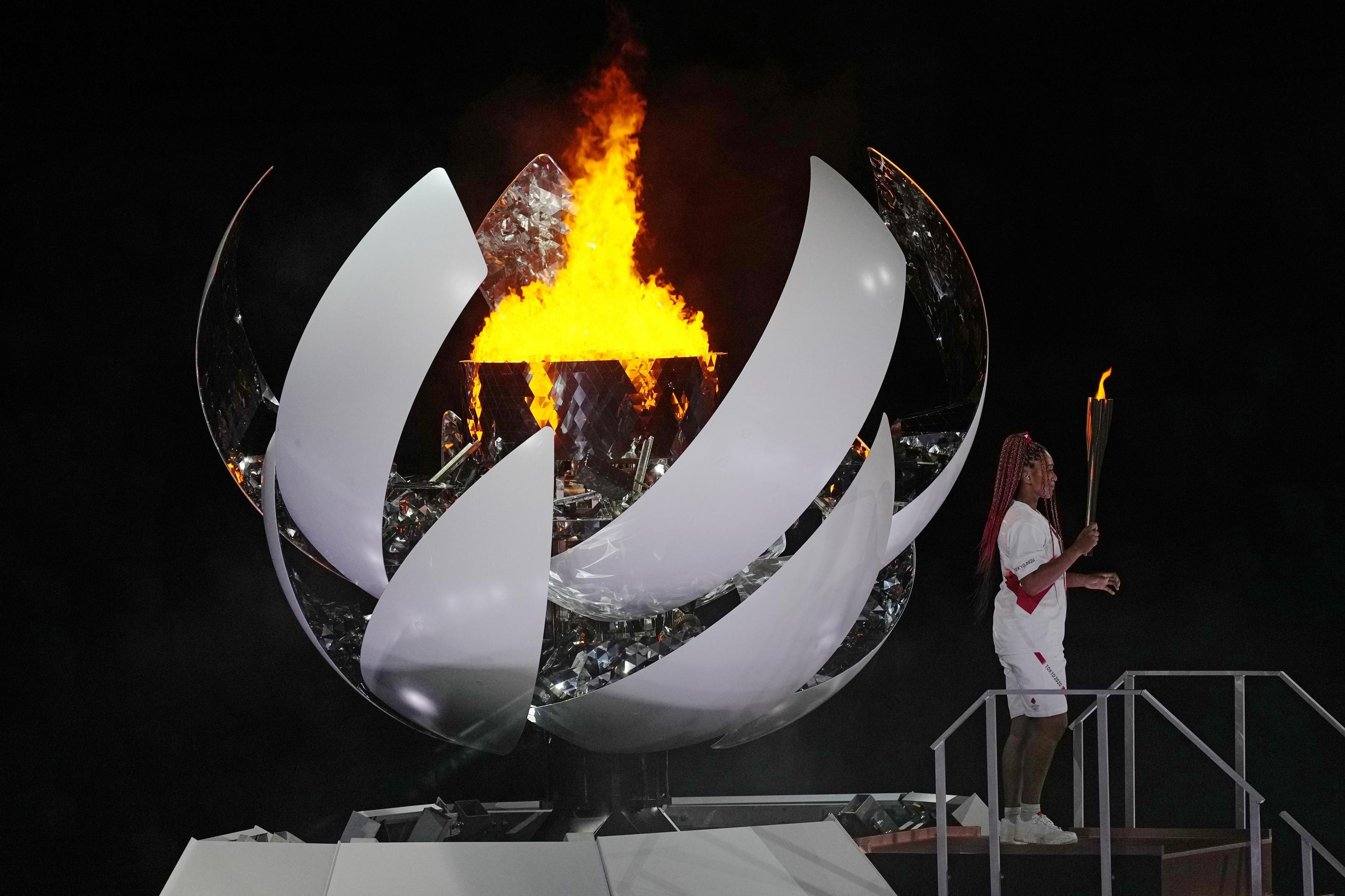 Naomi Osaka, Olympic Flame Wallpaper, 3000x2000 HD Desktop