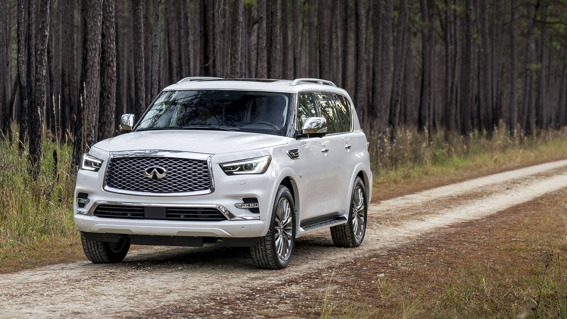 Infiniti QX80, First drive, Wayback machine, Luxury SUV, 1920x1080 Full HD Desktop