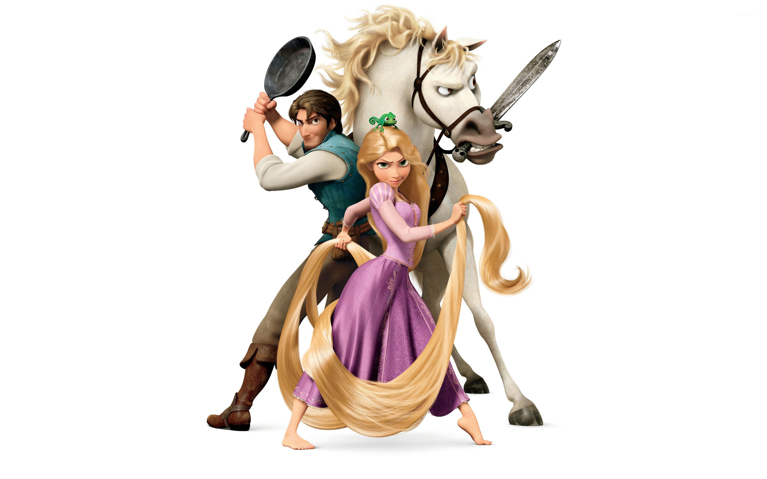 Tangled, Cartoon wallpaper delight, Characterful artwork, Vibrant shades, 2560x1600 HD Desktop