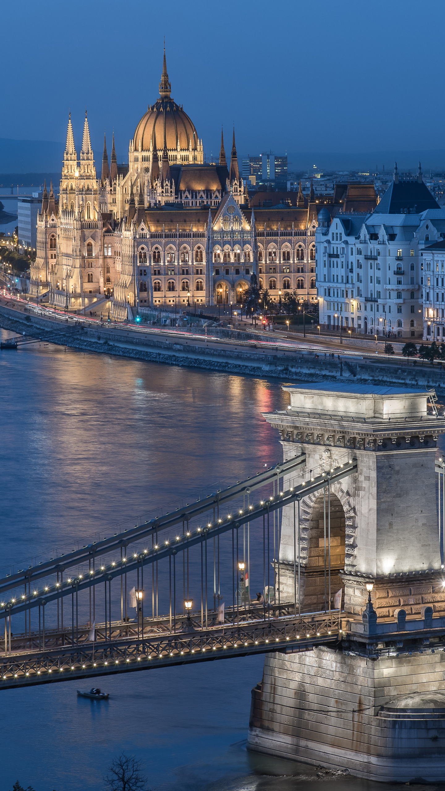 Man-made beauty, Hungarian Parliament Building, Architectural wonder, Budapest symbol, 1440x2560 HD Phone