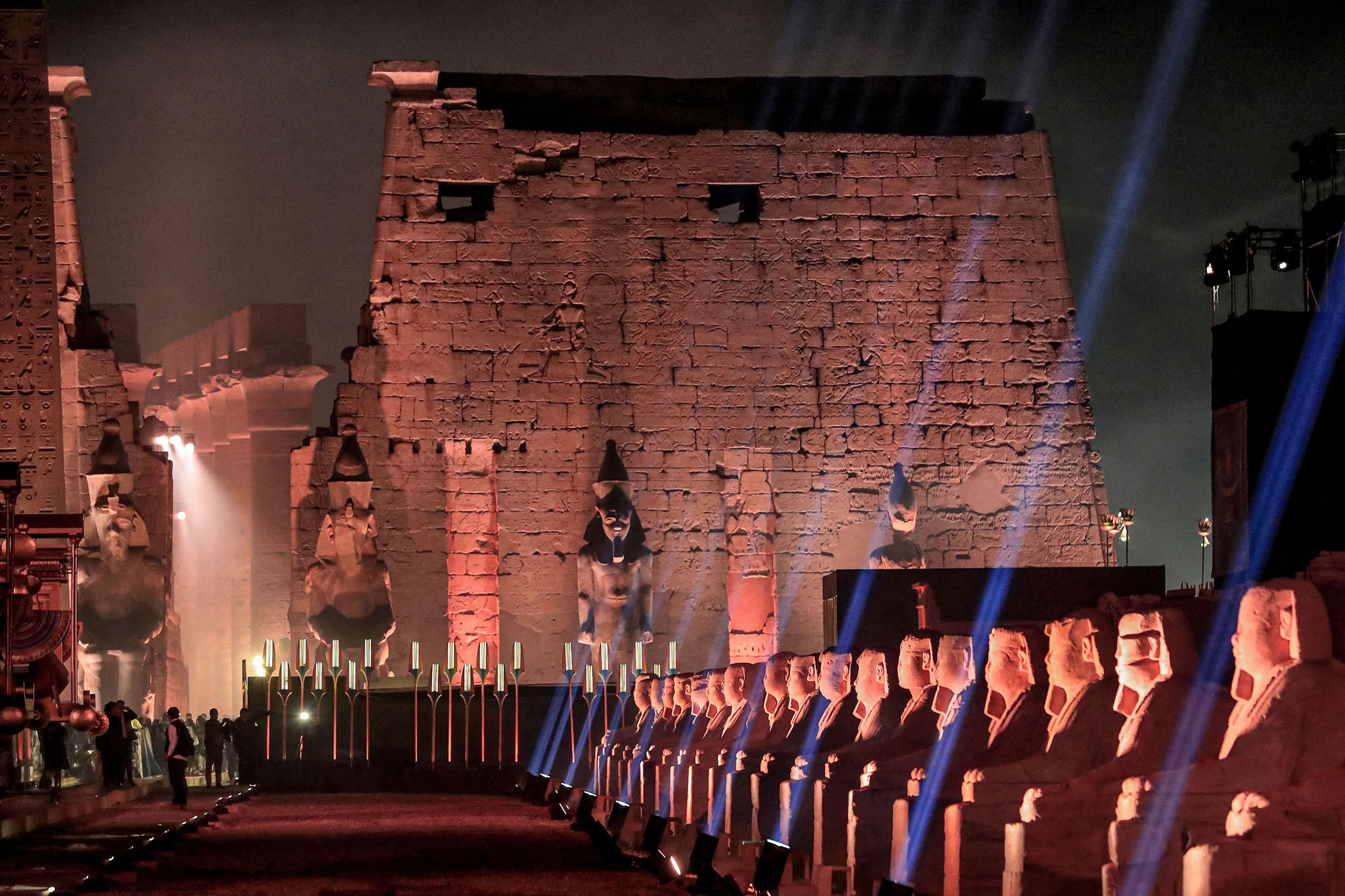 Luxor, Egypt, Avenue of the Sphinxes, Ancient road, Connecting history, 2100x1400 HD Desktop