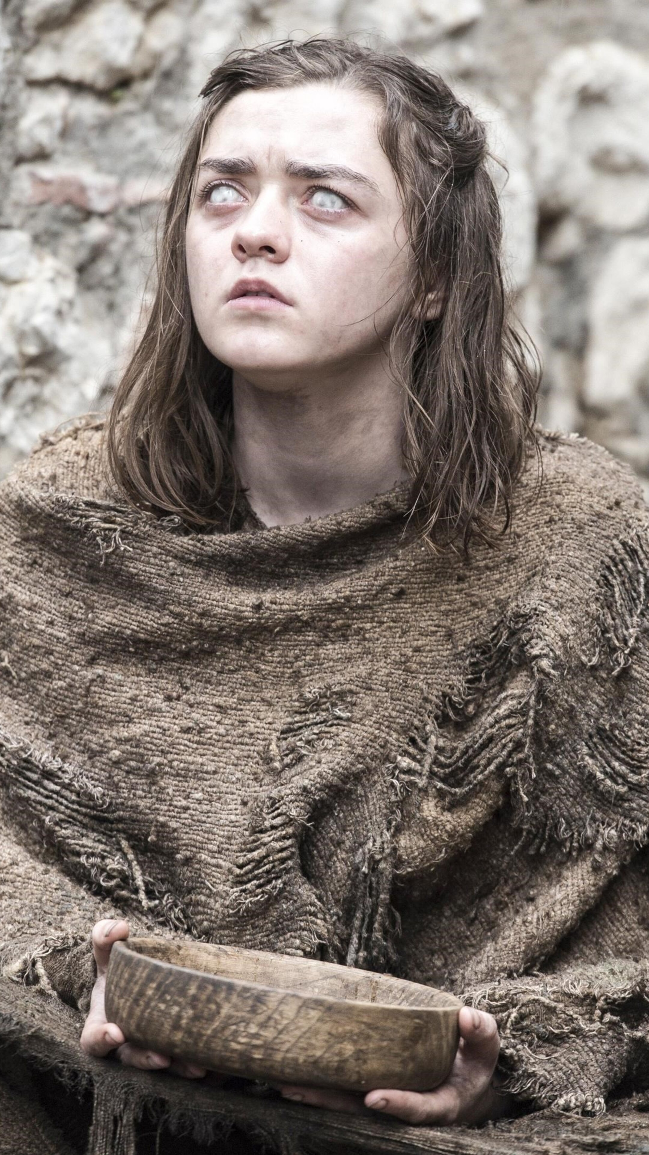 S06E01, Arya Stark Wallpaper, 2160x3840 4K Phone