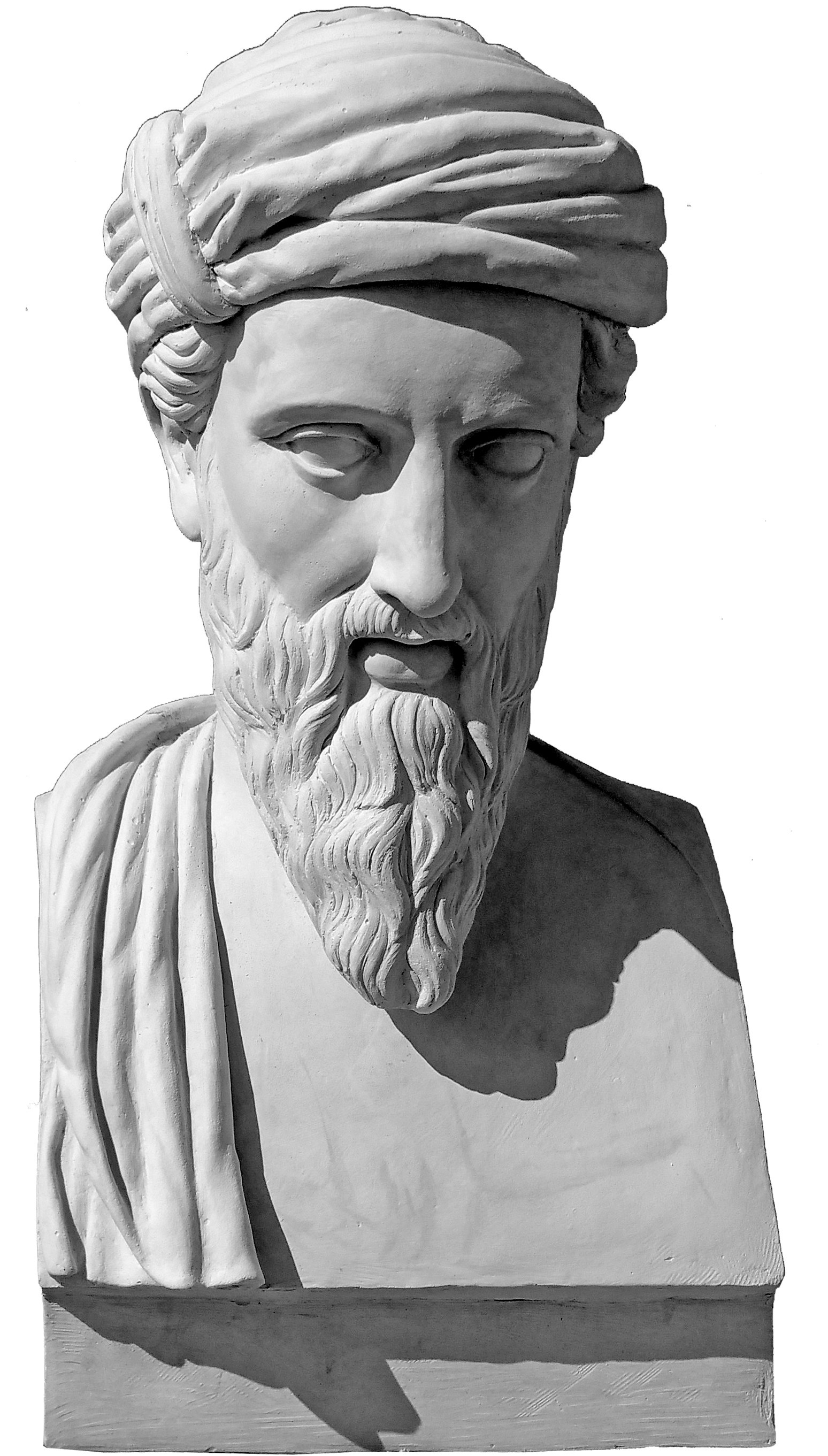 Pythagoras, Plaster cast bust, Art production, Stock availability, 1550x2730 HD Phone