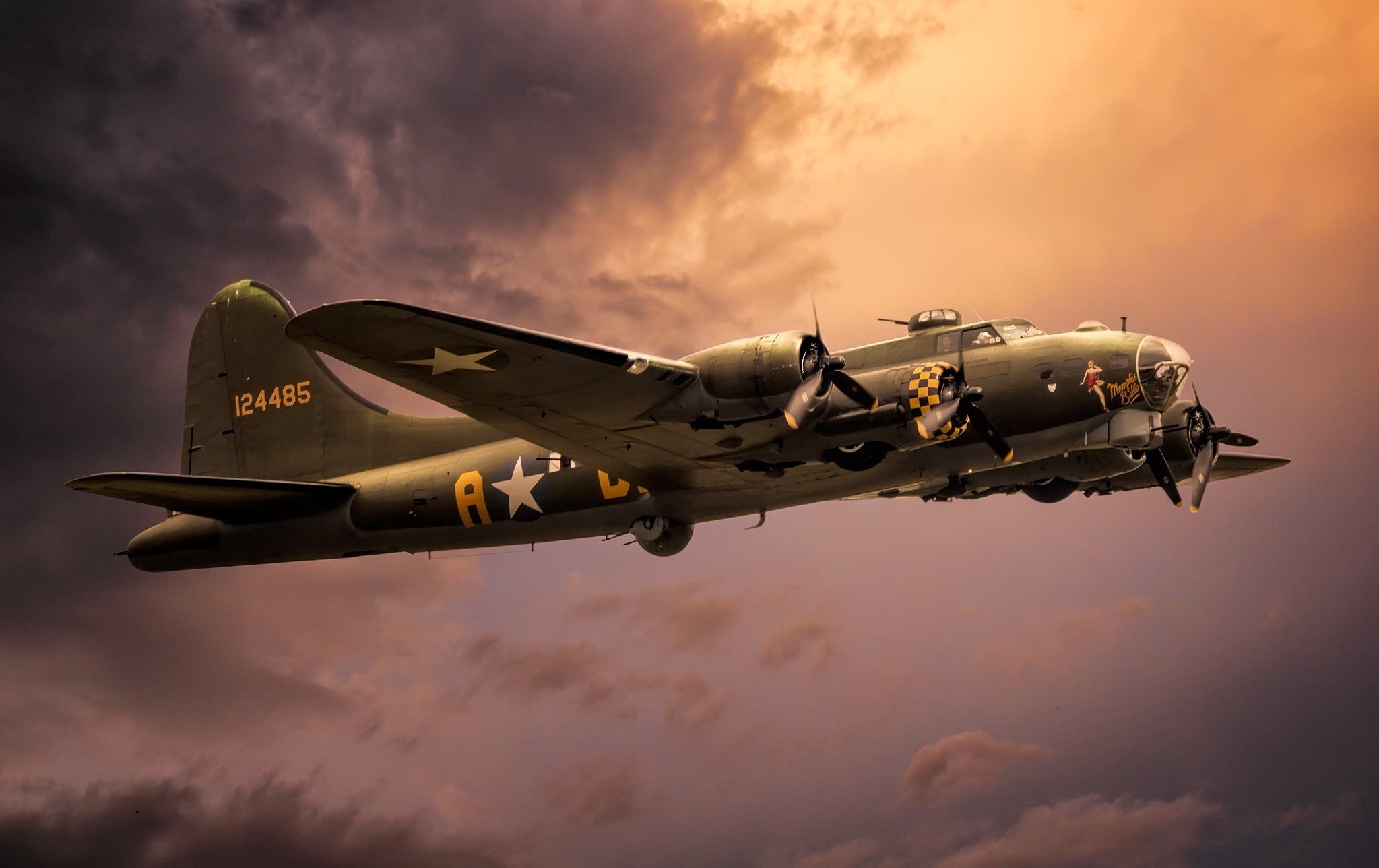 Boeing Fortress, 60 B-17 flying fortress, 2050x1290 HD Desktop