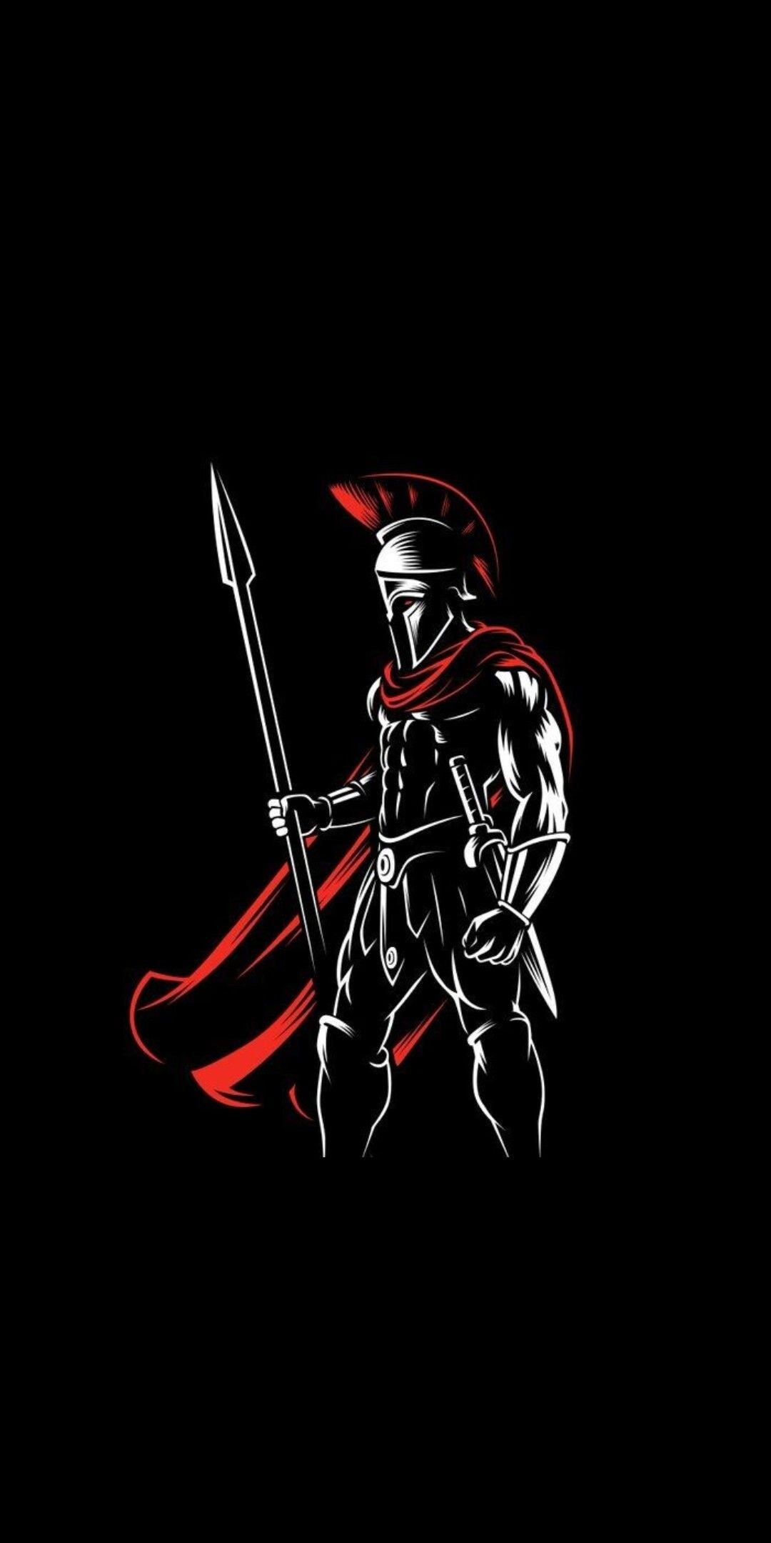 Spartan Wallpaper, Greek Warrior, 1080x2160 HD Phone