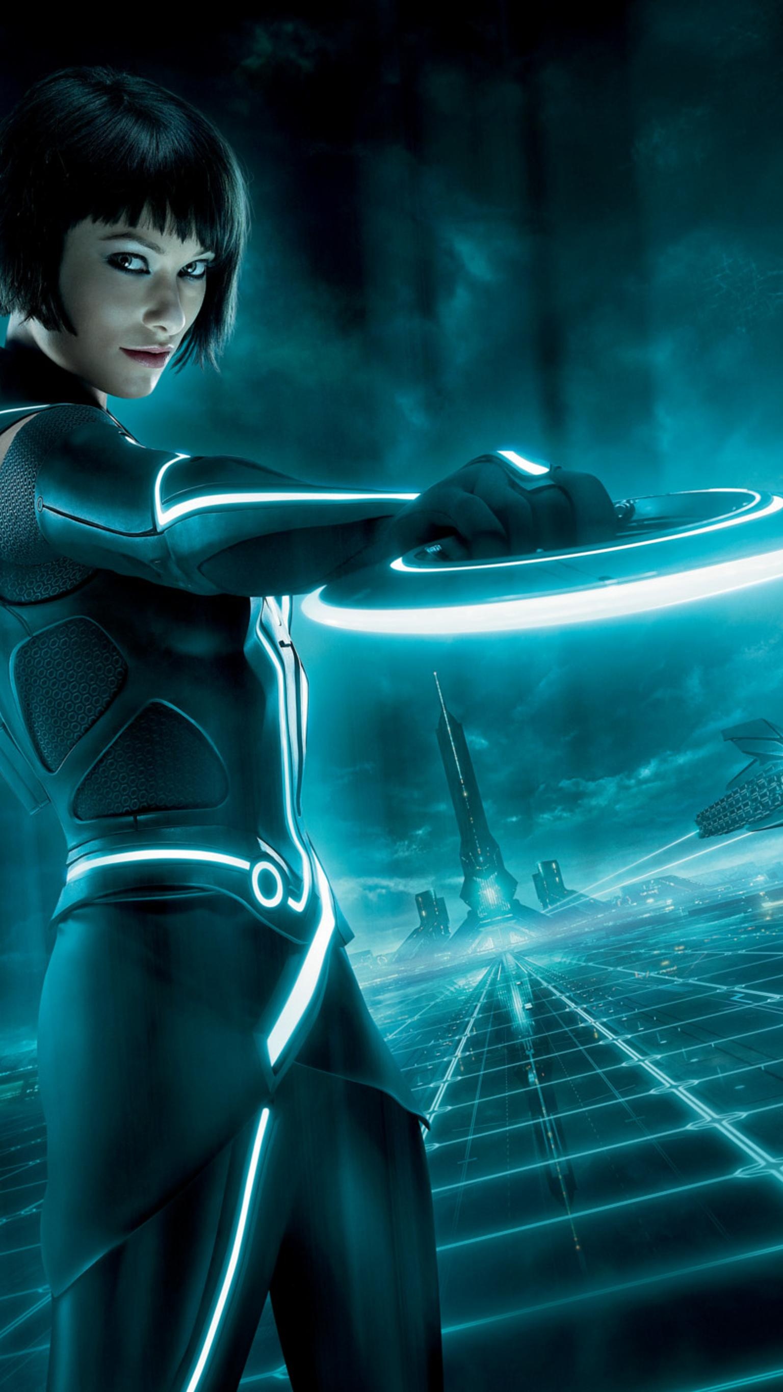 Tron movie, Movie wallpapers, Neon lights, Futuristic visuals, 1540x2740 HD Phone