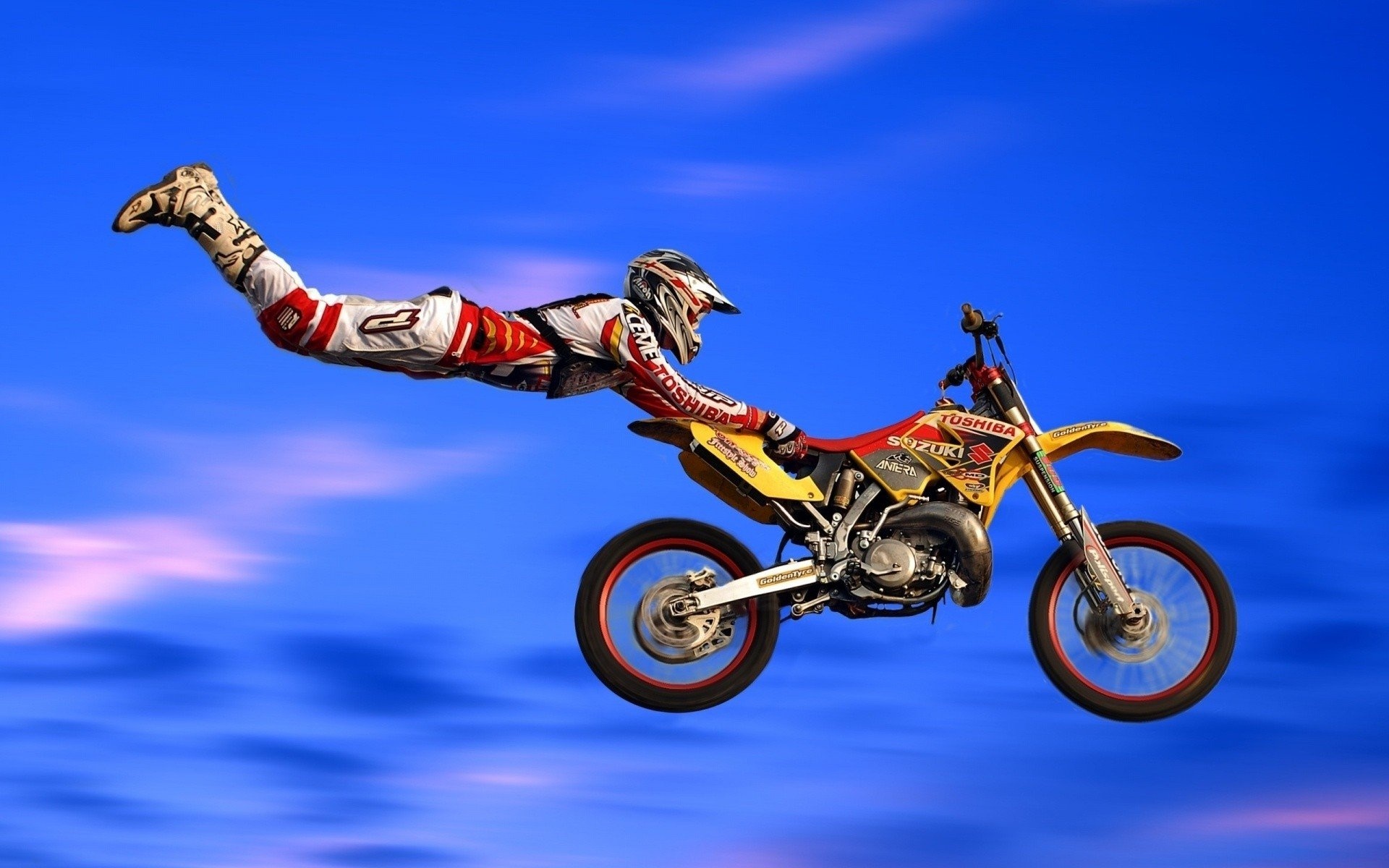 Motocross, Jumping Wallpaper, 1920x1200 HD Desktop