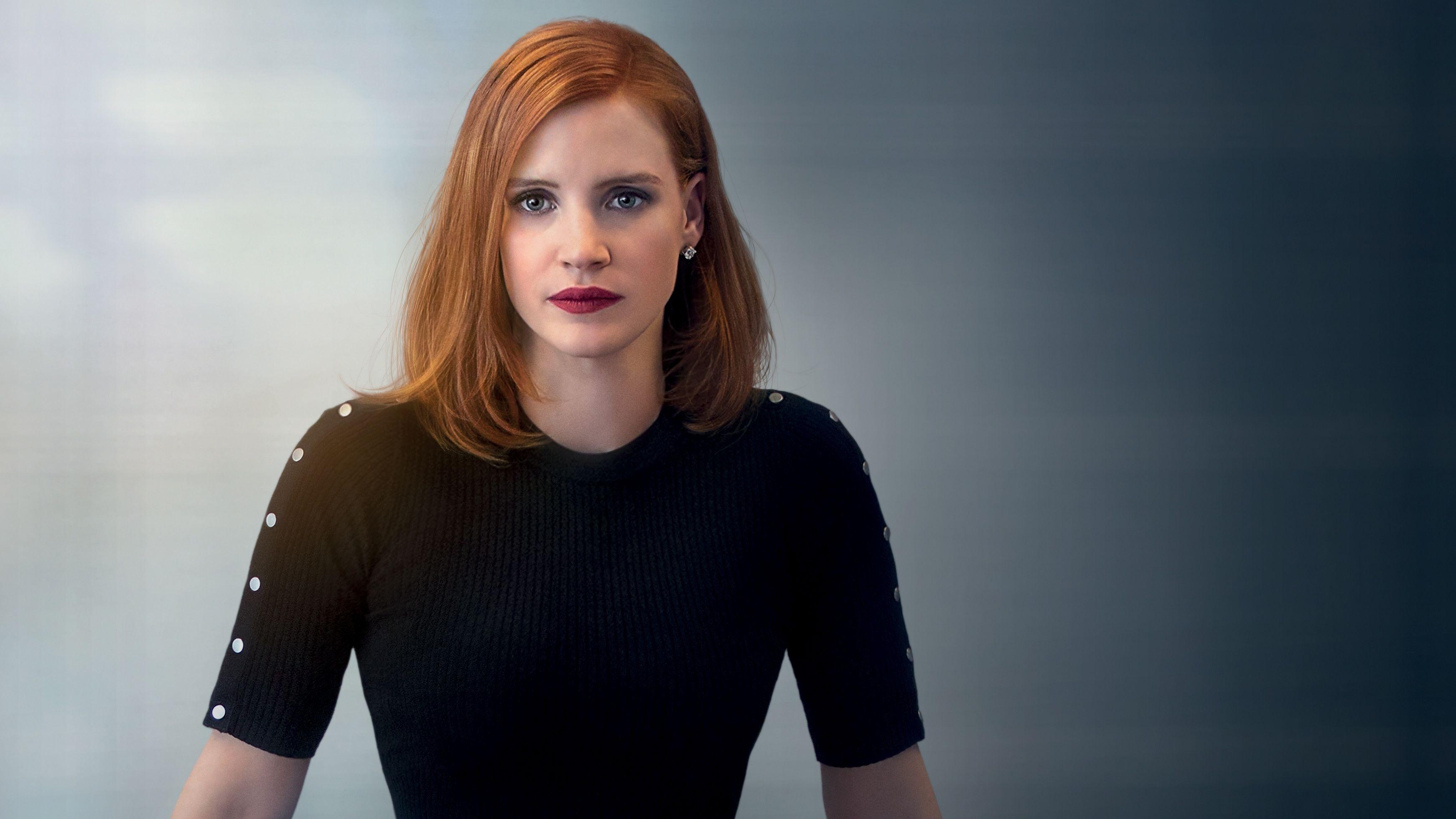 Miss Sloane, Jessica Chastain, 2018 wallpapers, 3490x1960 HD Desktop