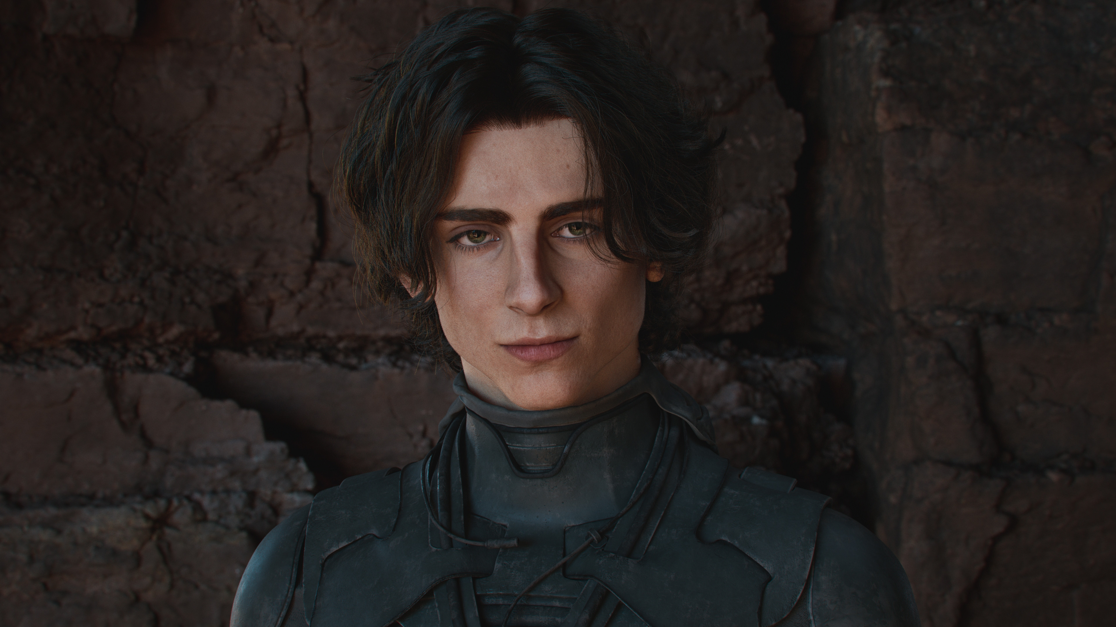 Timothee Chalamet, Dune 2021, Paul Atreides portrait, Artstation artwork, 3840x2160 4K Desktop