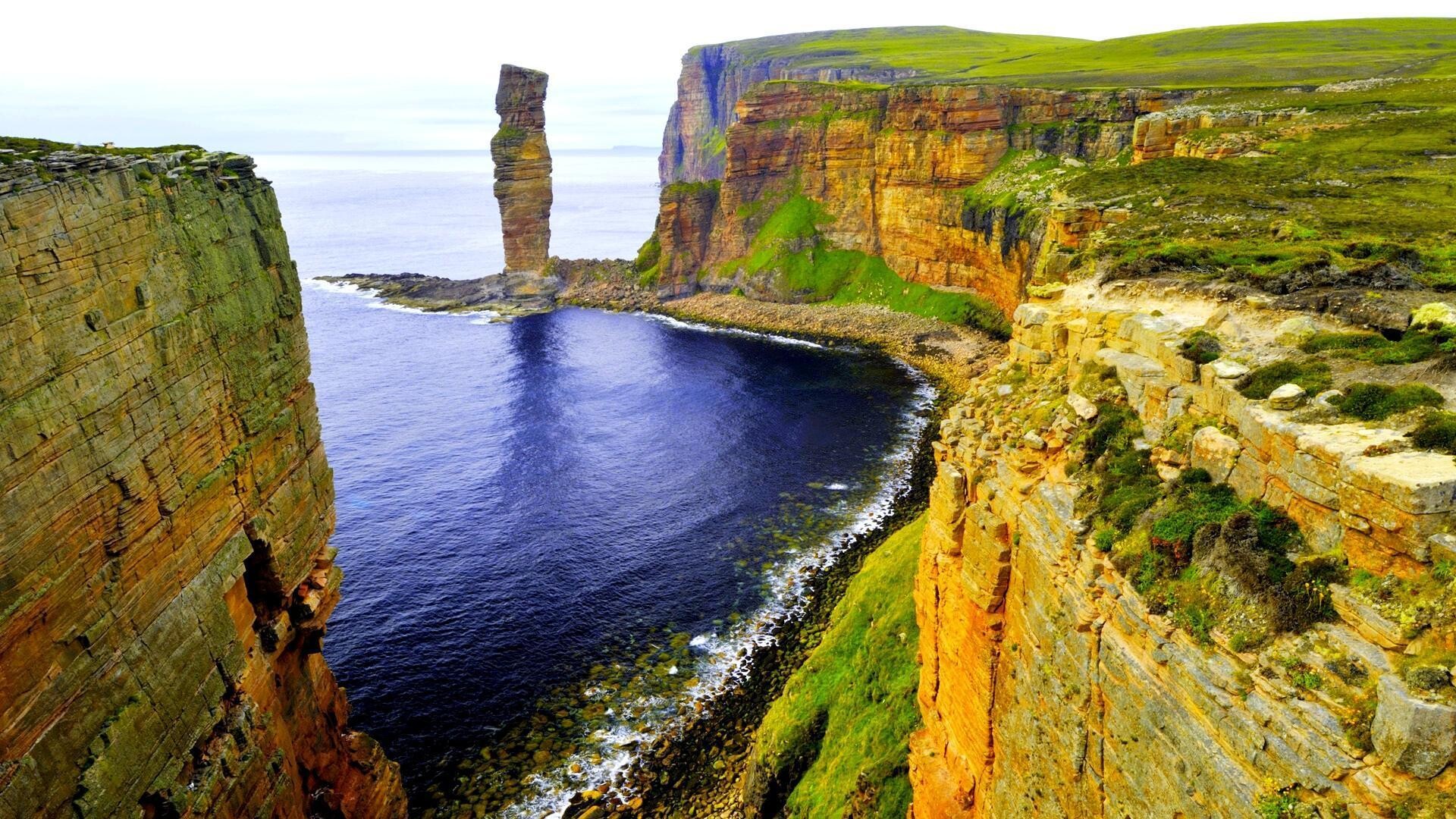 Old Man of Hoy, Geology Wallpaper, 1920x1080 Full HD Desktop