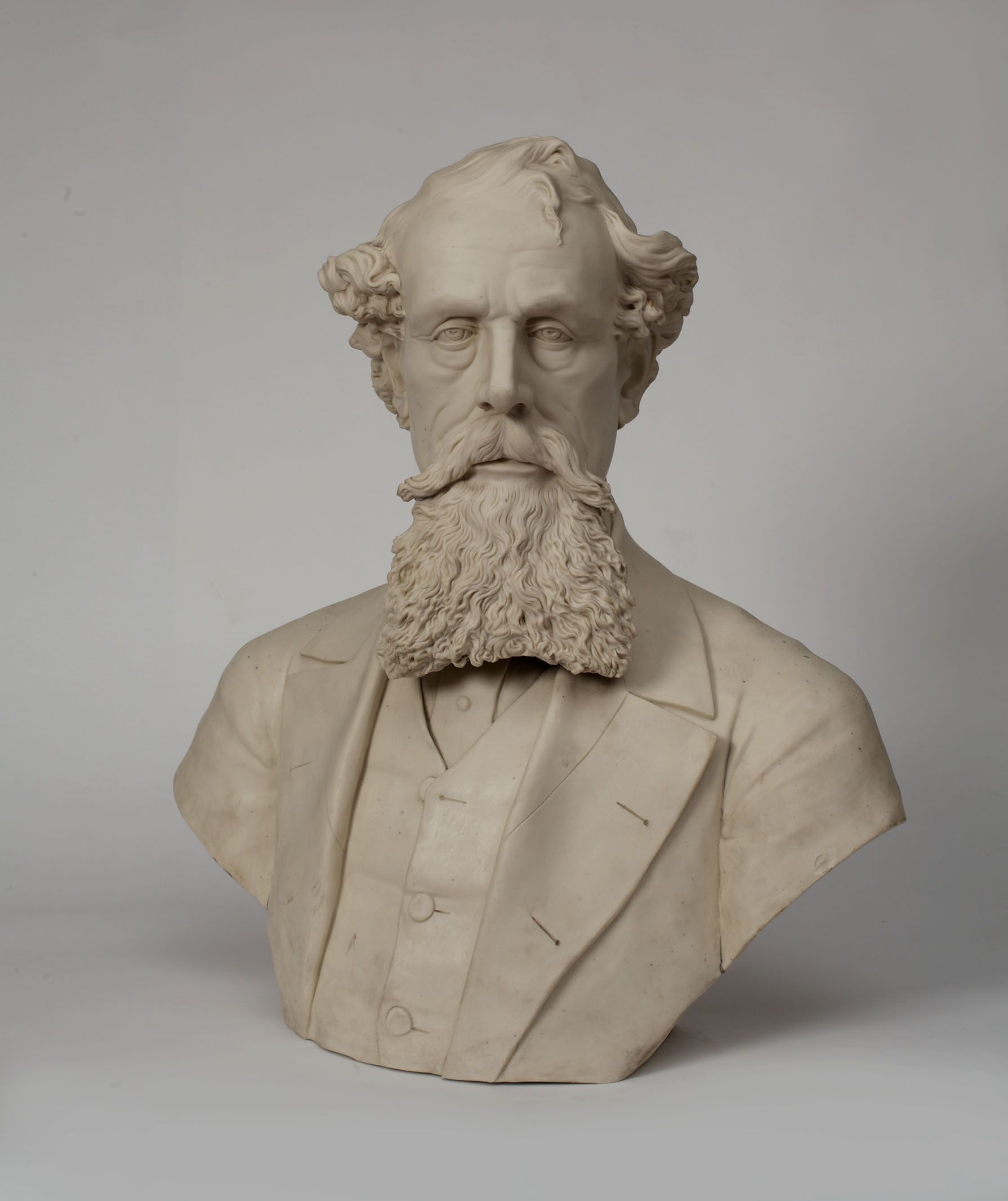 Bust sculpture, Charles Dickens Wallpaper, 1790x2140 HD Phone