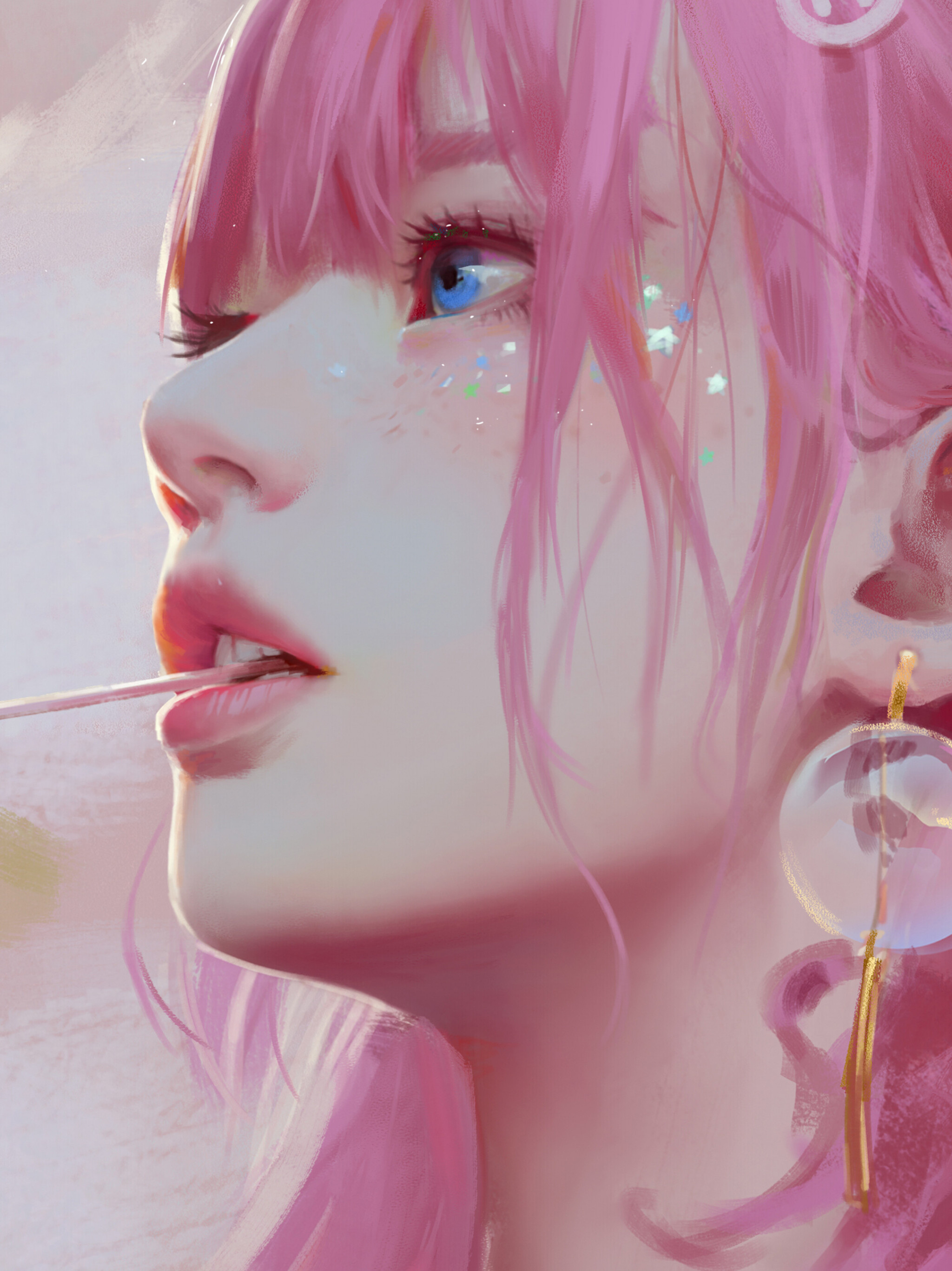 Girly style, pink aesthetics, delightful artwork, feminine themes, trendy design, 2050x2740 HD Phone