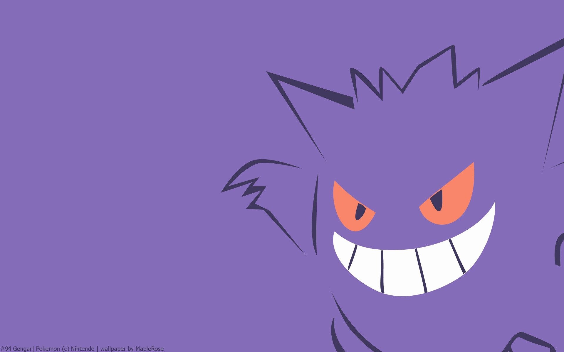 Ghost Pokemon, Gaming, Mega Gengar, Estampas papeis de parede, 1920x1200 HD Desktop