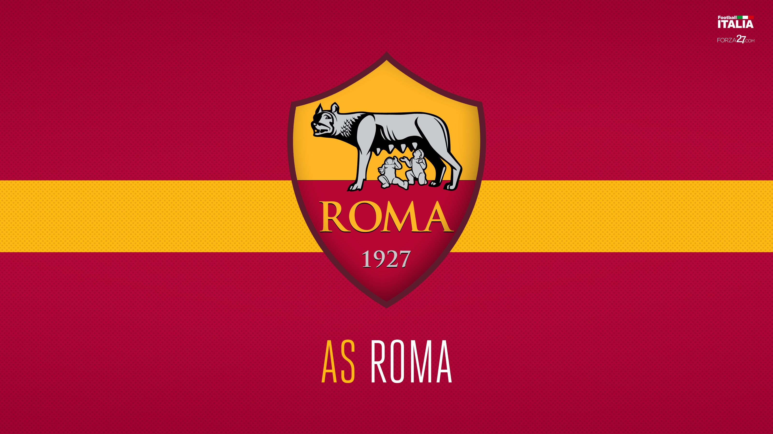 Logo, AS Roma Wallpaper, 3200x1800 HD Desktop