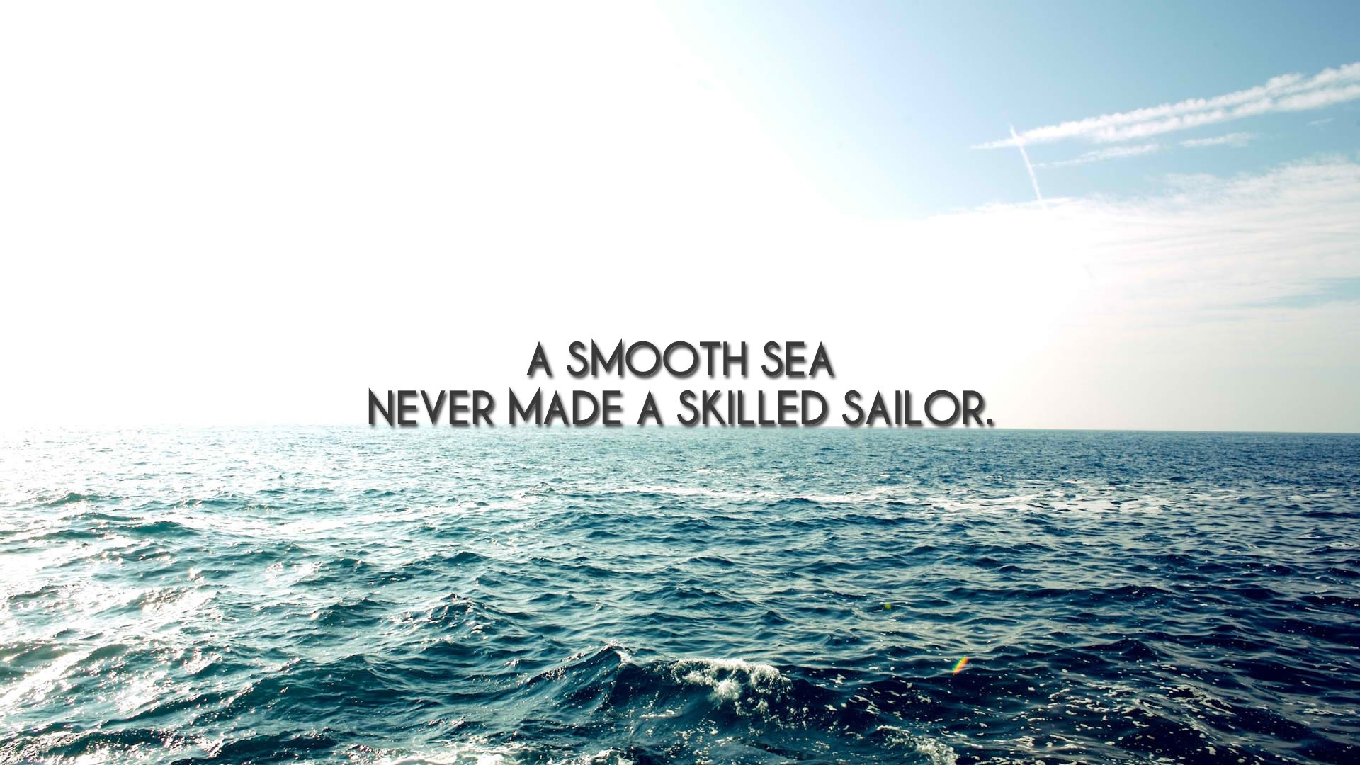 Sea, Motivational Wallpaper, 1920x1080 Full HD Desktop