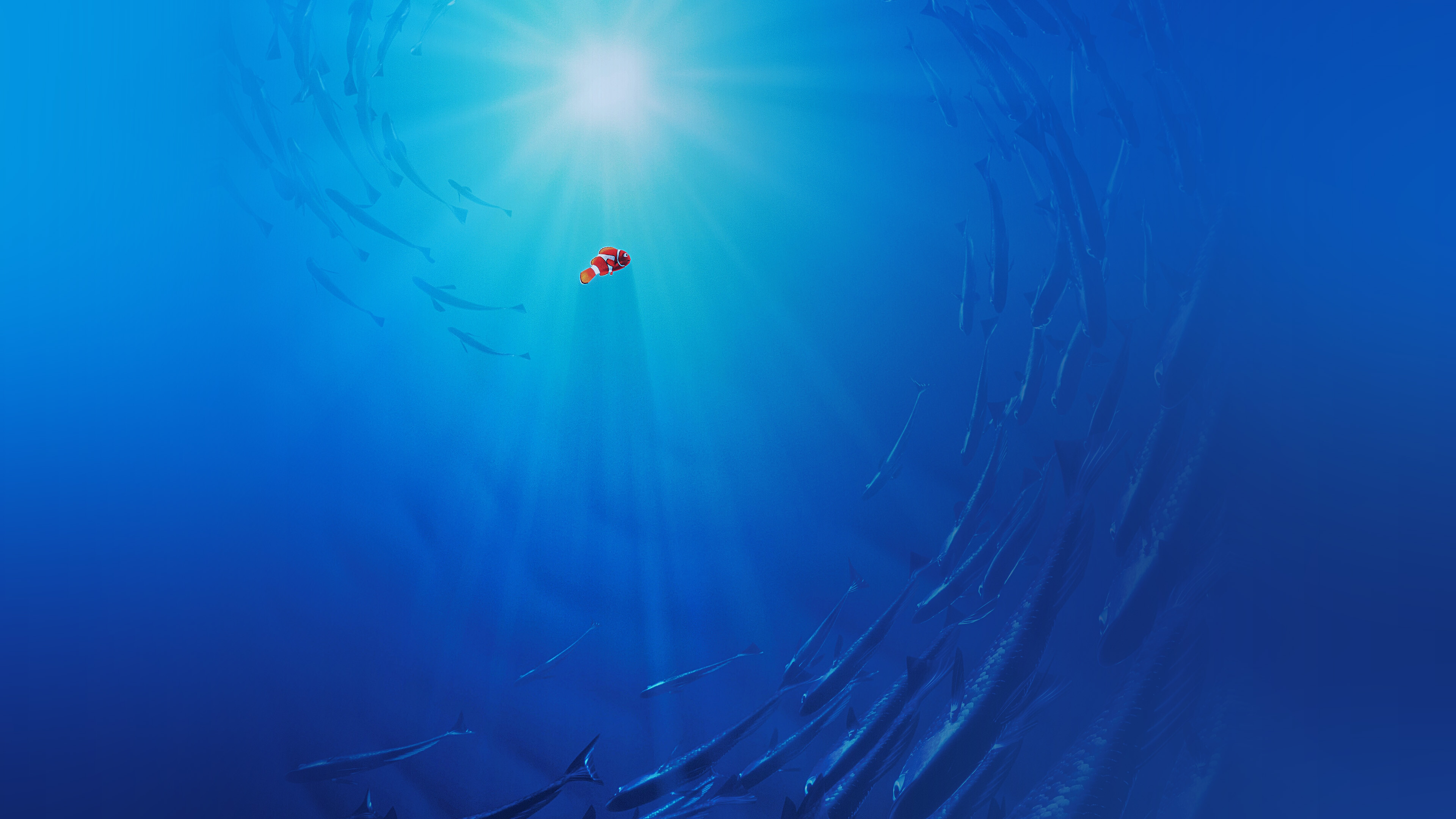 Finding Nemo, Animated Movie, Cute Wallpaper, Disney, 3840x2160 4K Desktop