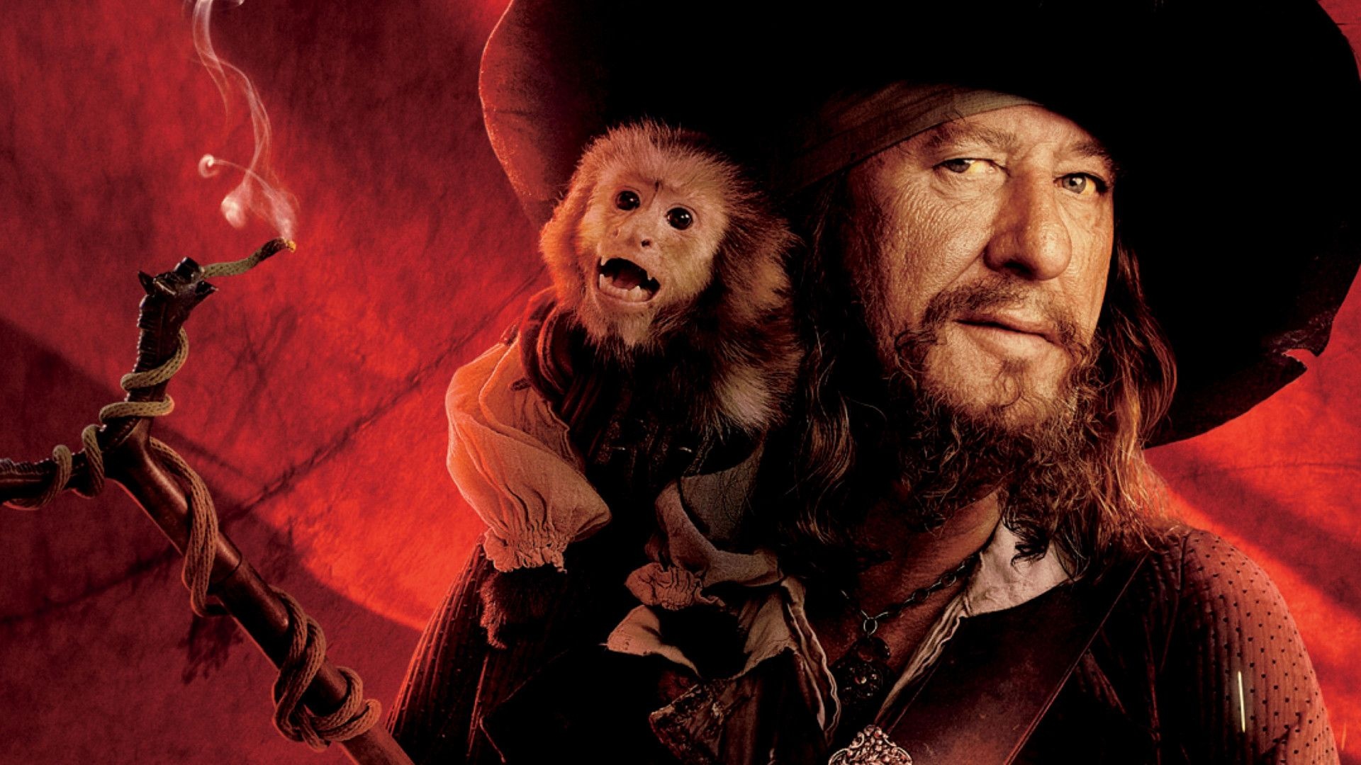 Barbossa, At World's End, Caribbean adventure, Movie wallpaper, 1920x1080 Full HD Desktop