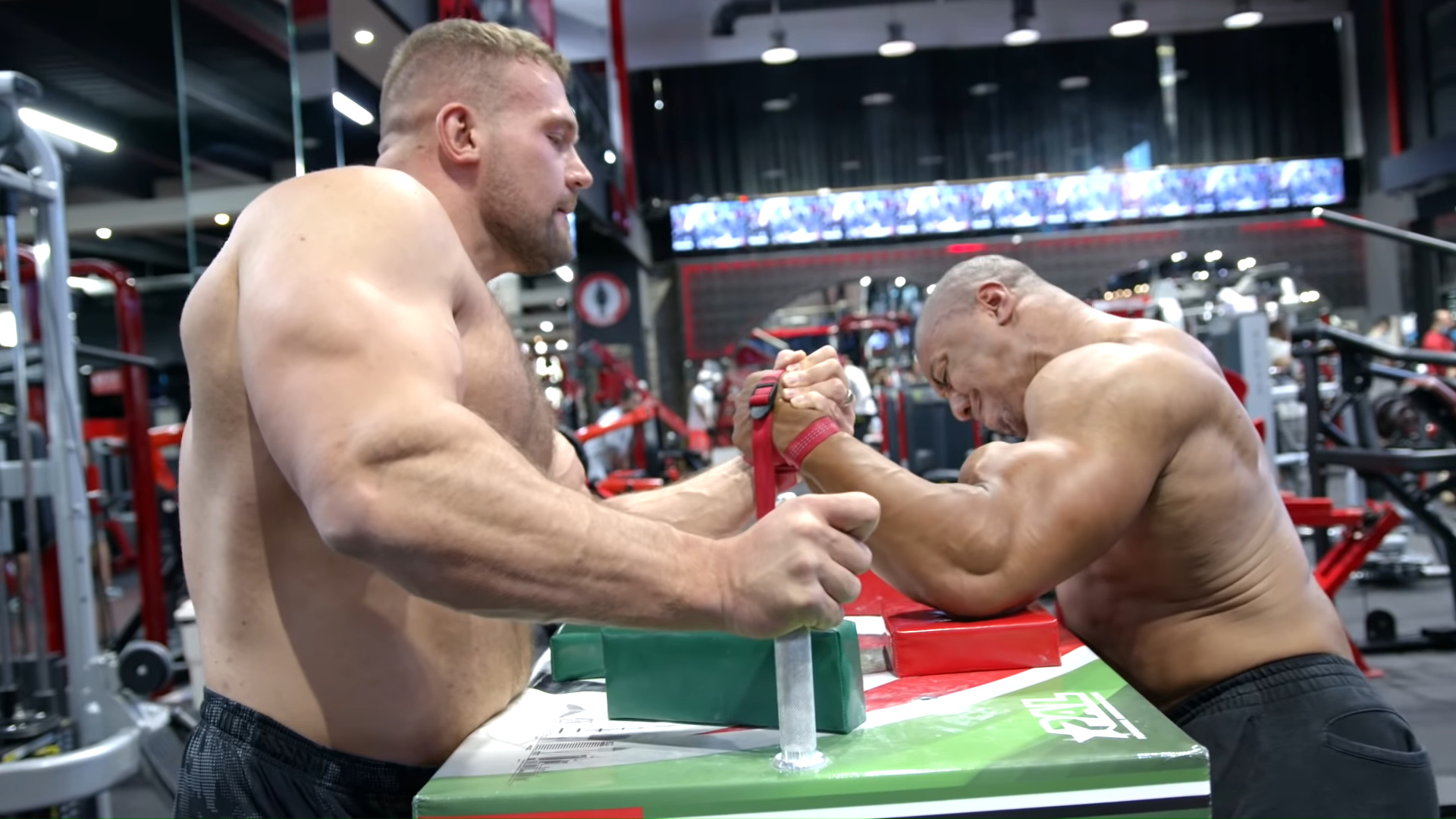 Larry Wheels vs Kirill Sarychev, Arm Wrestling Wallpaper, 1920x1080 Full HD Desktop