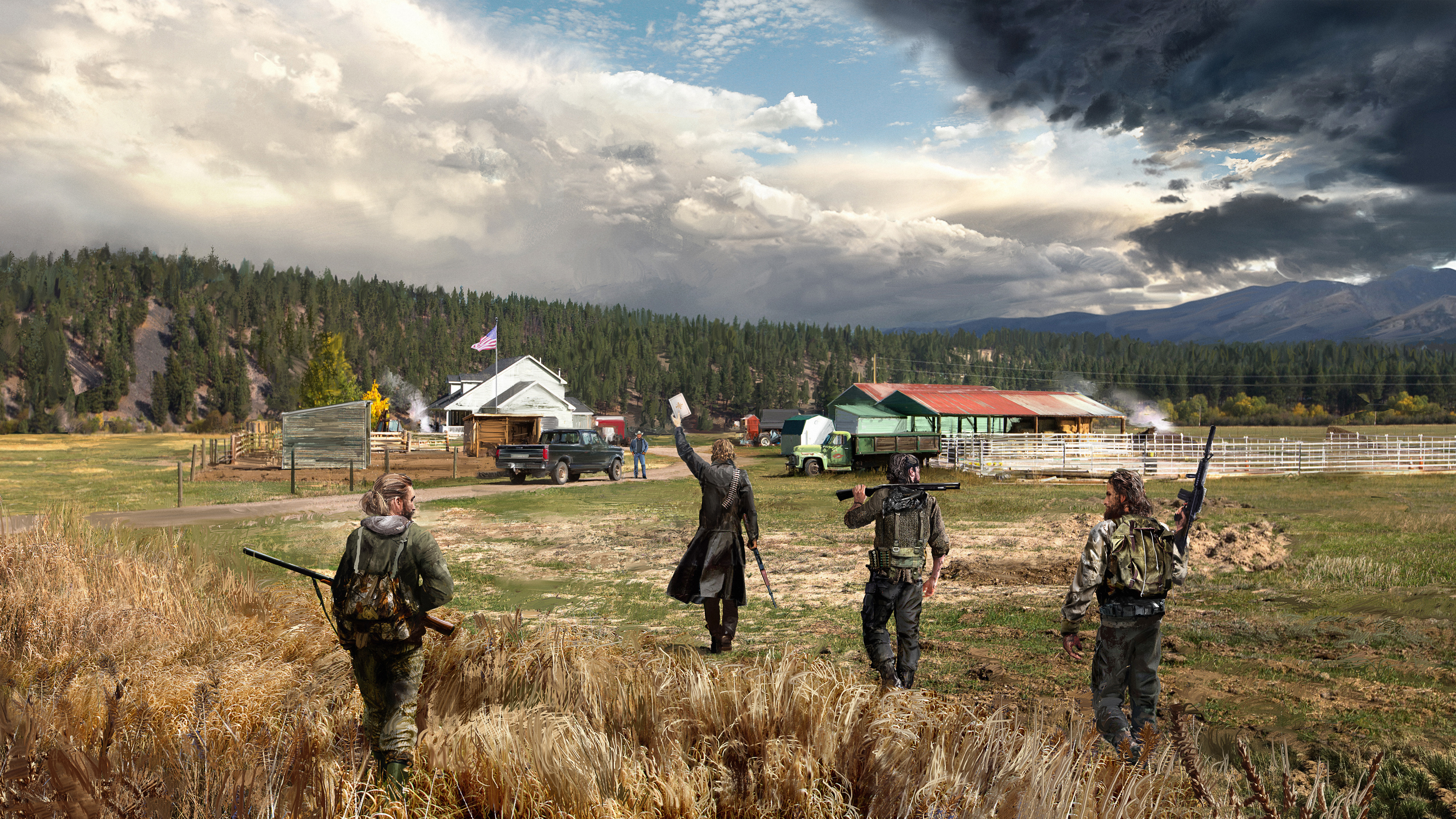 Far Cry 5, 2018, HD Games, 3840x2160 4K Desktop