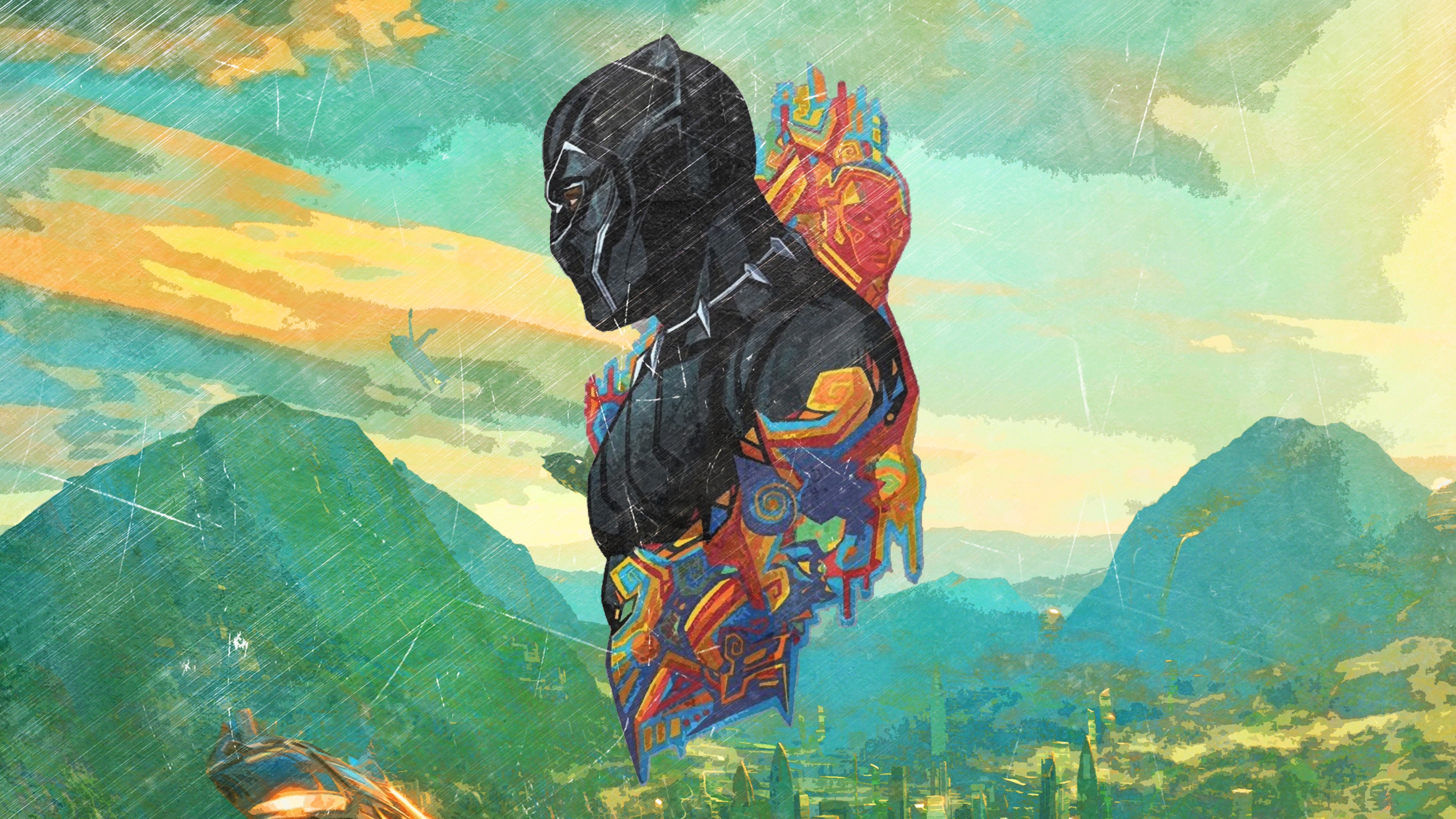 Artwork, Black Panther Wallpaper, 3840x2160 4K Desktop