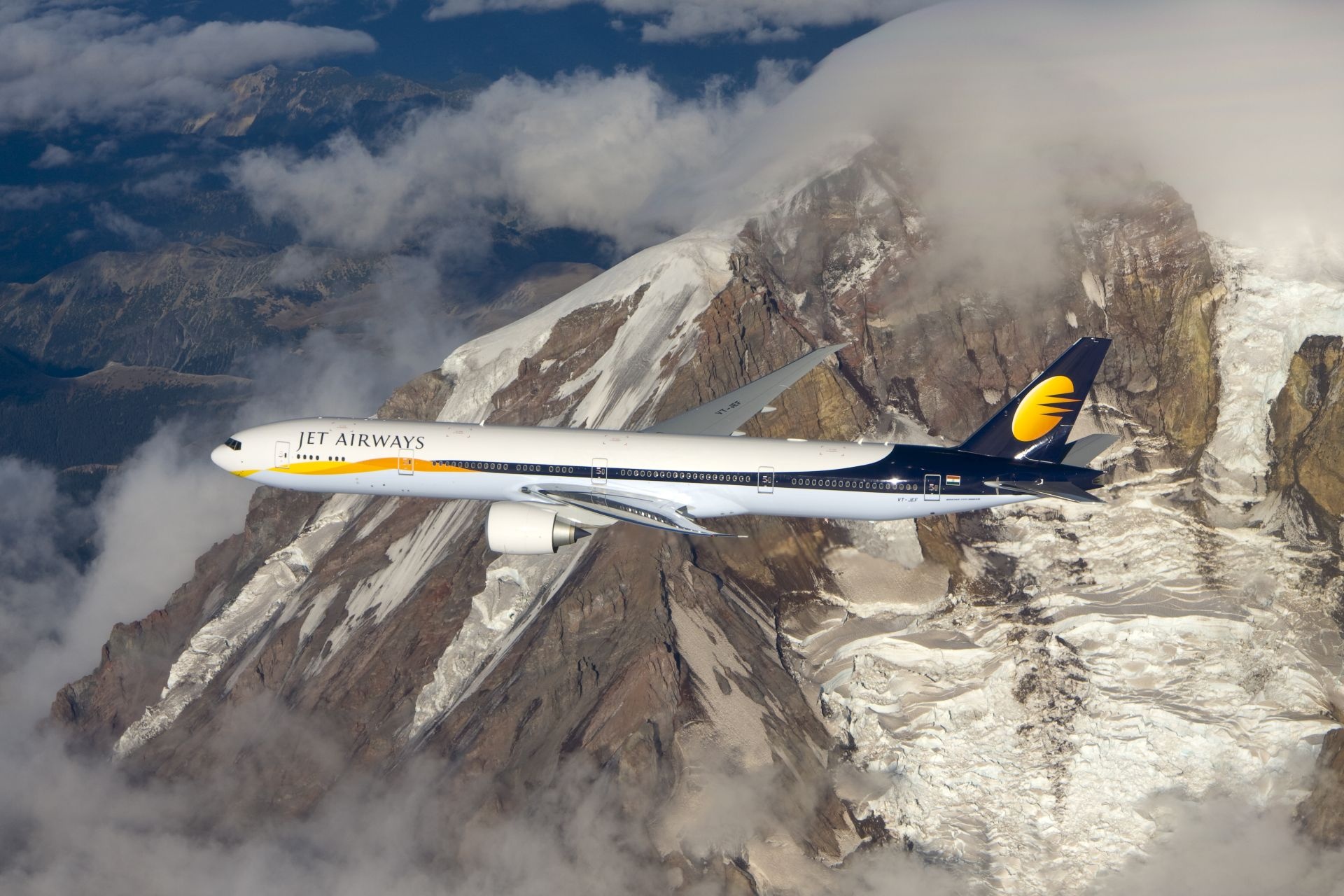 Jet Airways, Indian private airline, Flight suspension, Business decision, 1920x1280 HD Desktop