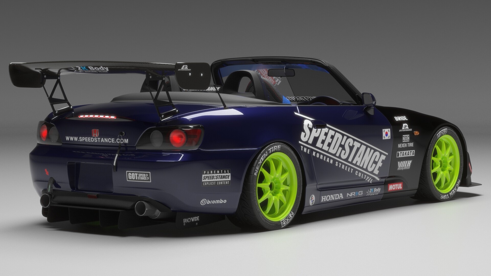 Speed Stance AP1, Honda S2000 Wallpaper, 1920x1080 Full HD Desktop