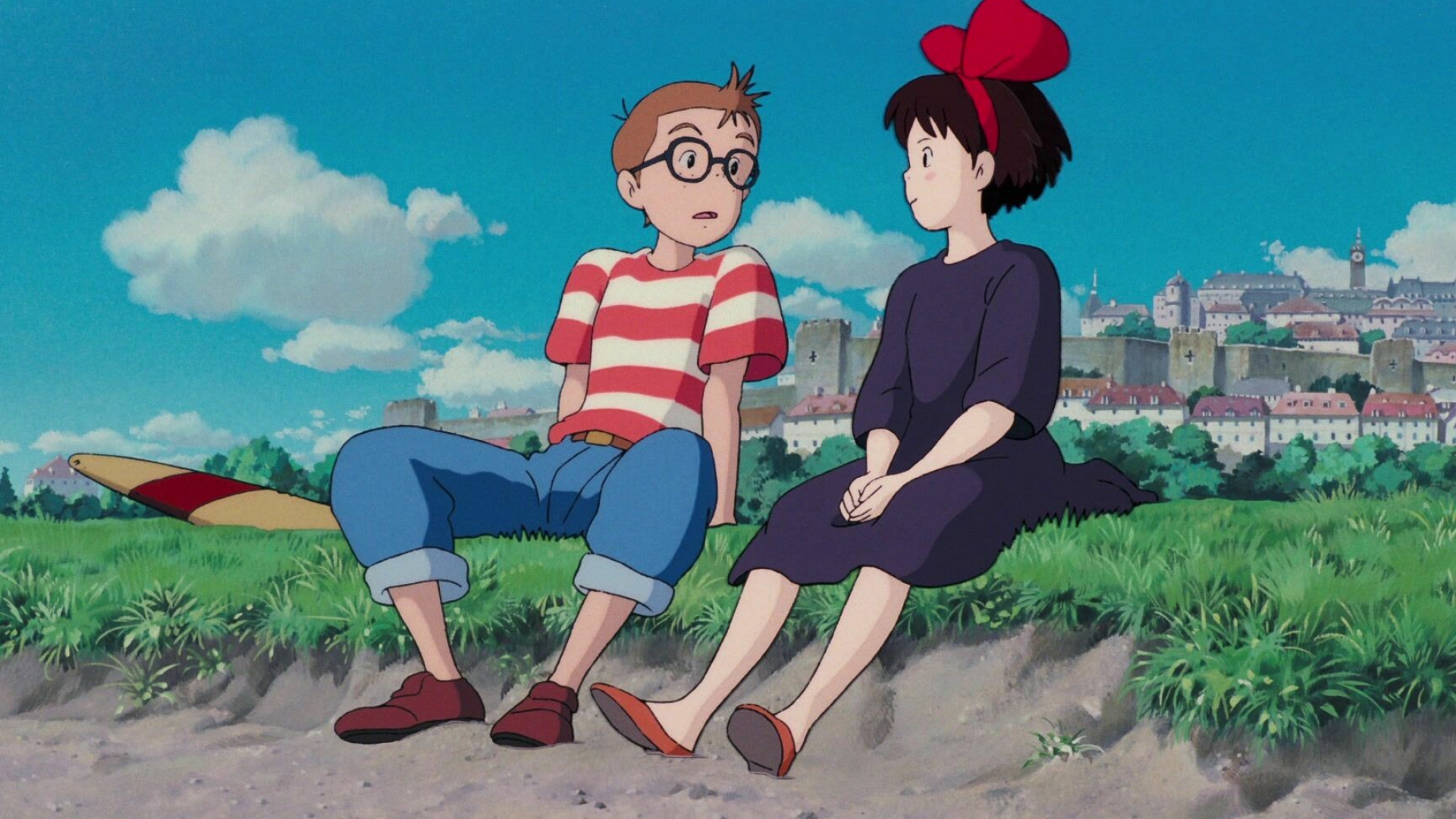 Kiki's Delivery Service, Studio Ghibli art, Beautiful animation, Fan-favorite film, 1920x1080 Full HD Desktop