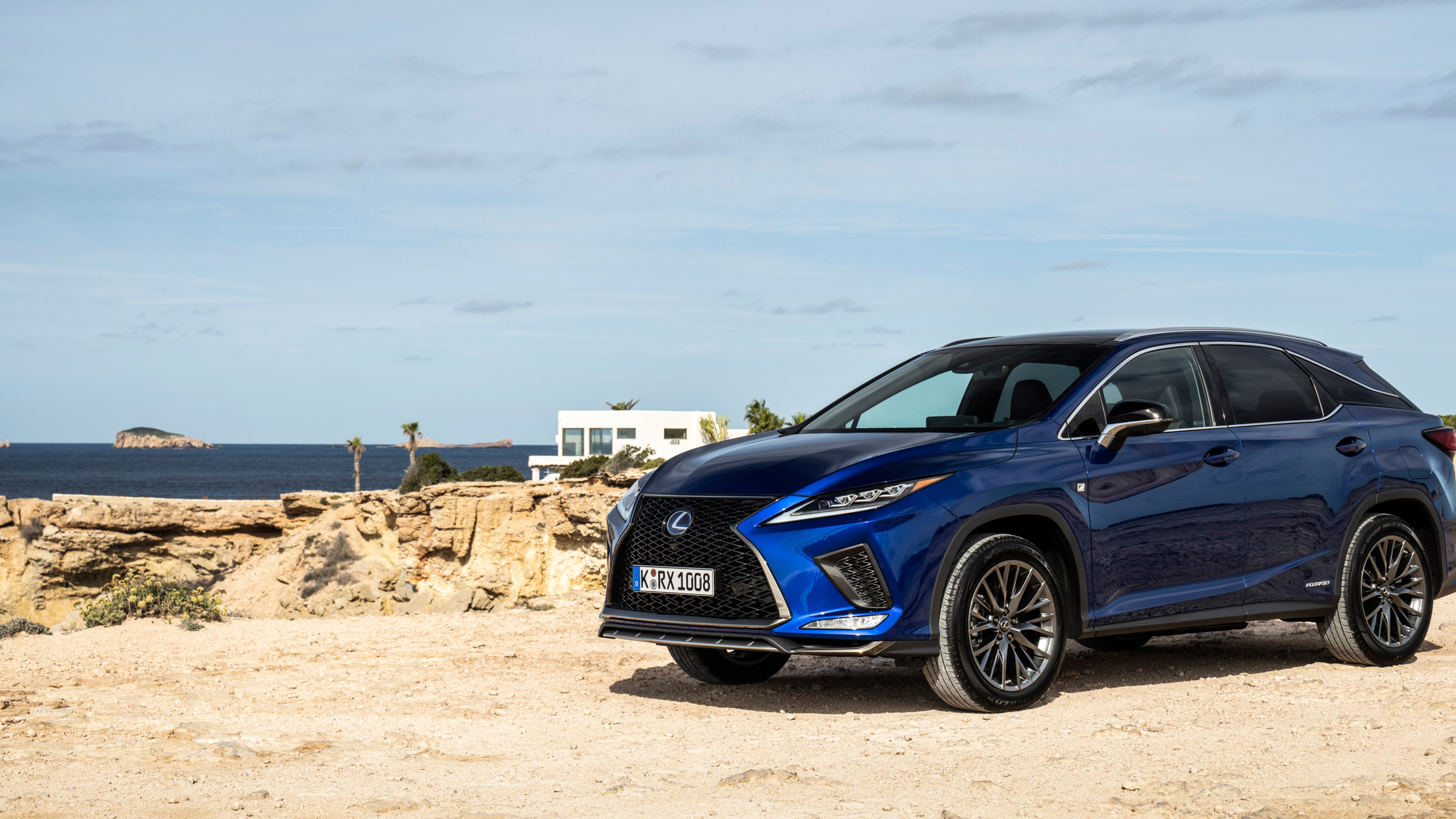 Lexus RX, Sapphire blue beauty, 2019 model, Unmatched luxury, 3840x2160 4K Desktop