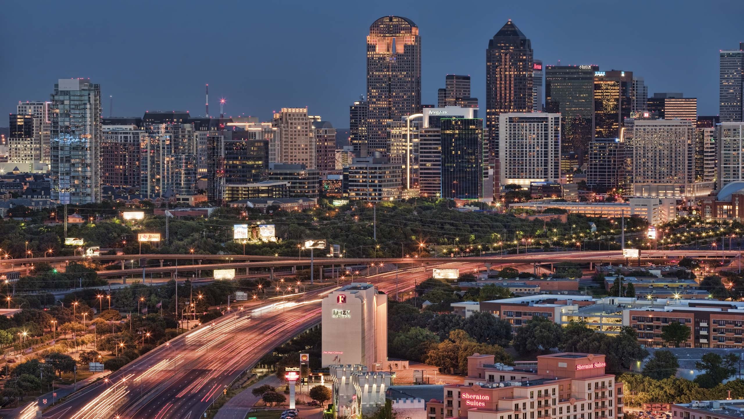 Dallas Texas, Dallas city, Dallas skyline, Dallas urban, 2560x1440 HD Desktop