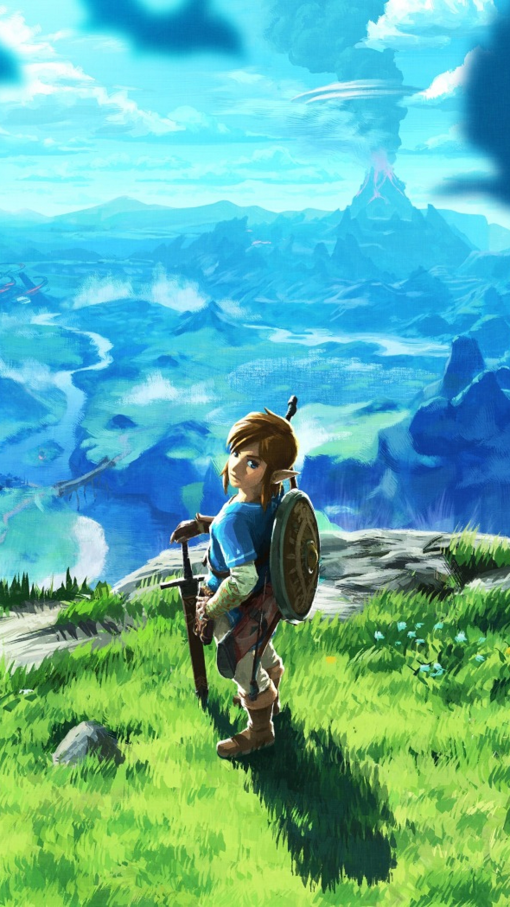 Zelda Breath of the Wild, Dynamic wallpapers, Desktop and tablet, 2160x3840 4K Phone