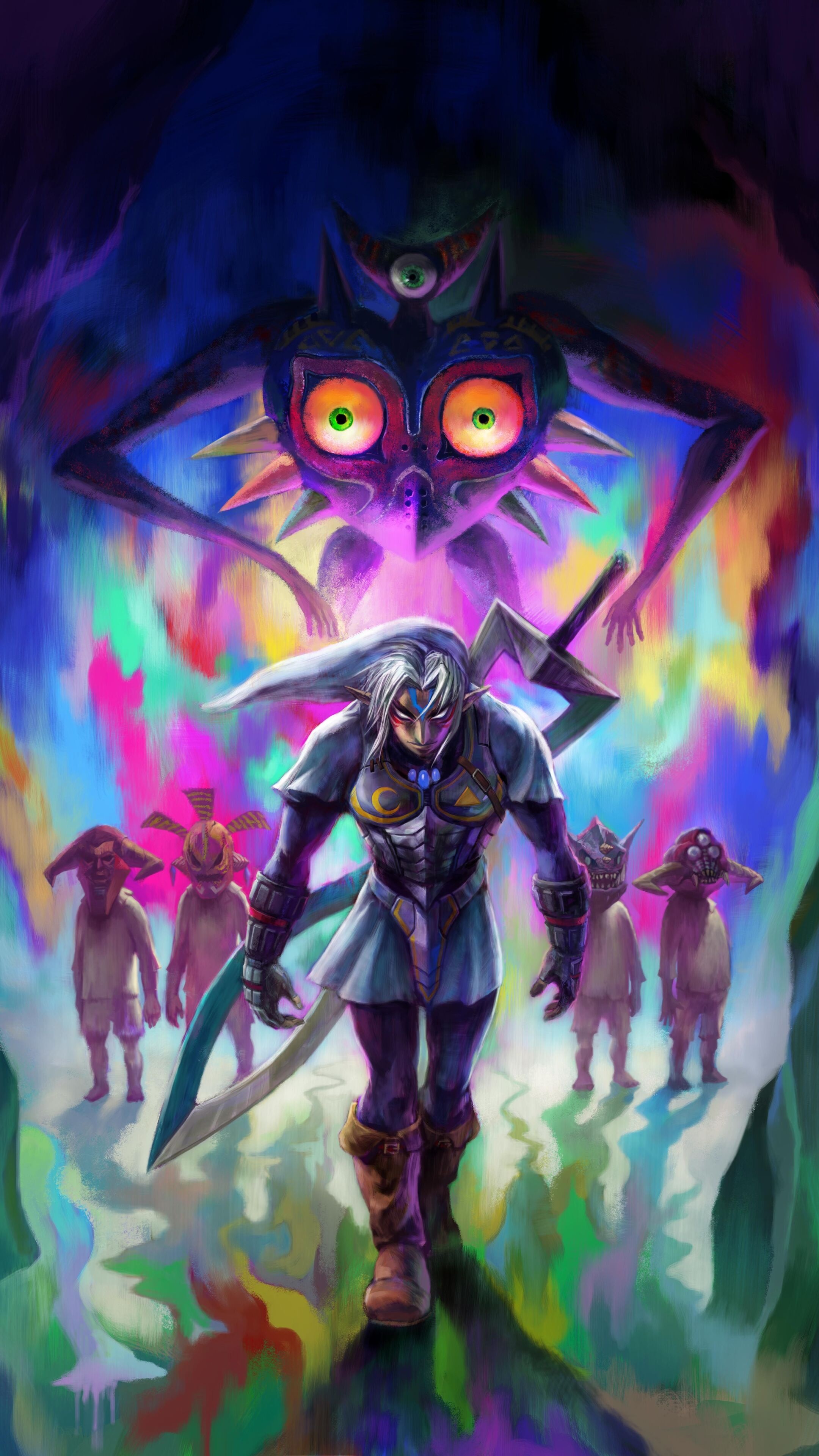 Fierce Deity, Majora's Mask Wallpaper, 2160x3840 4K Phone