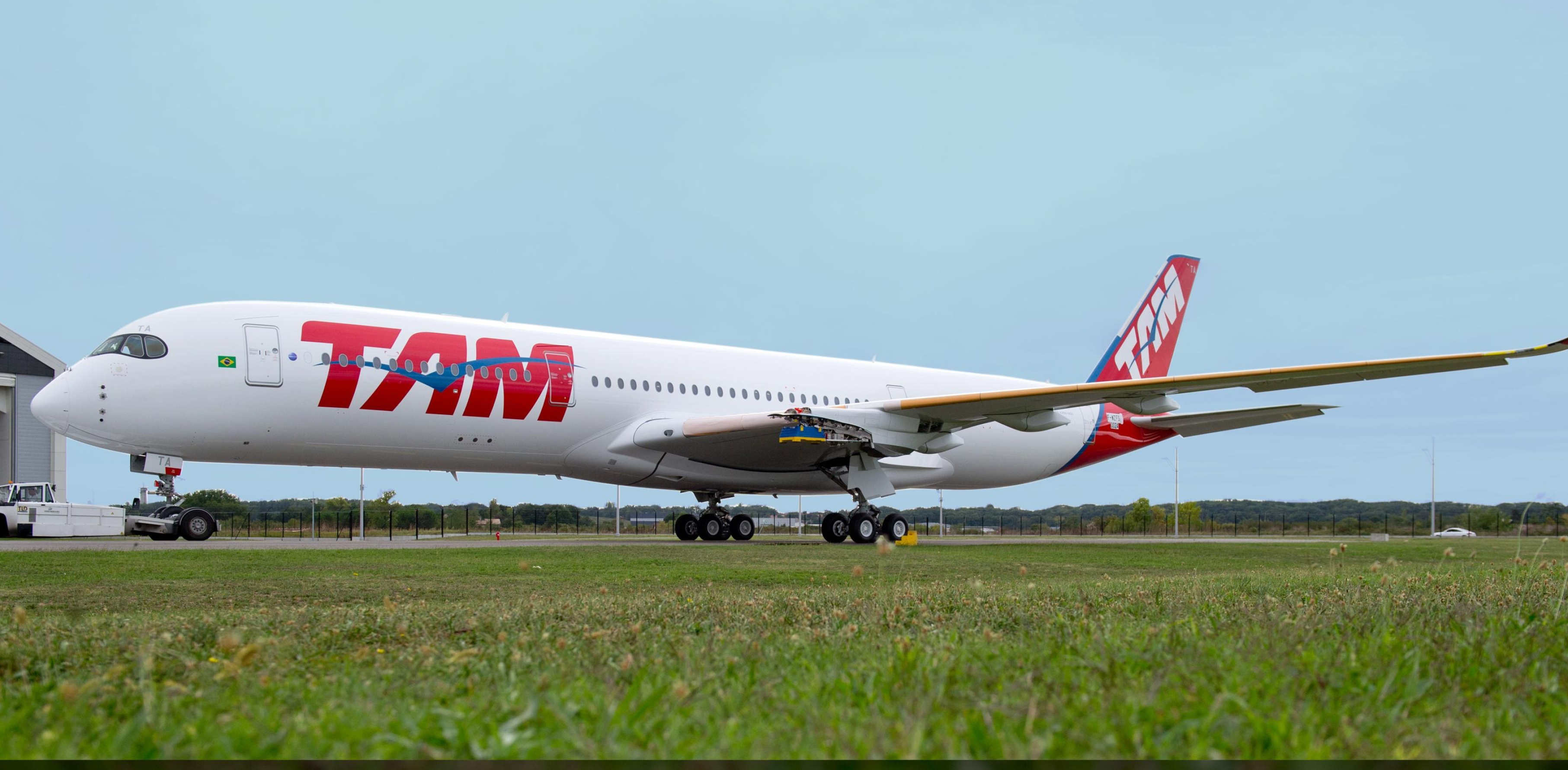 TAM Linhas Aereas, A350 XWB, Aircraft details, Brazilian airline, 3630x1780 Dual Screen Desktop