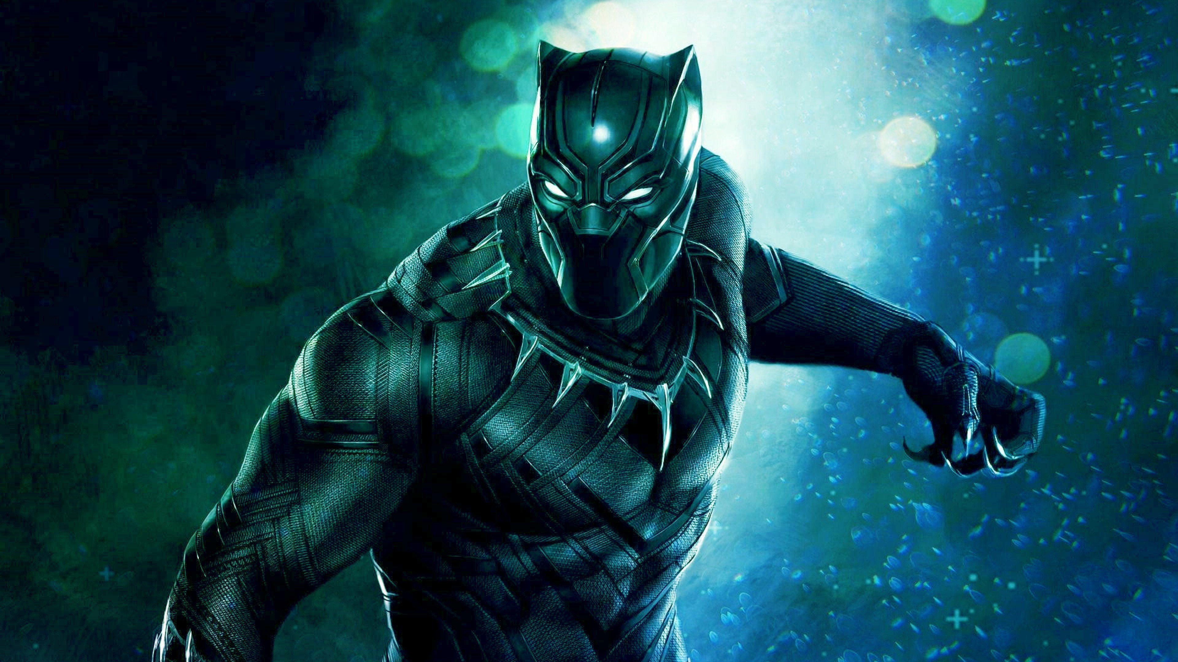 T'Challa, Black Panther movie, HD wallpapers, Film artwork, 3840x2160 4K Desktop