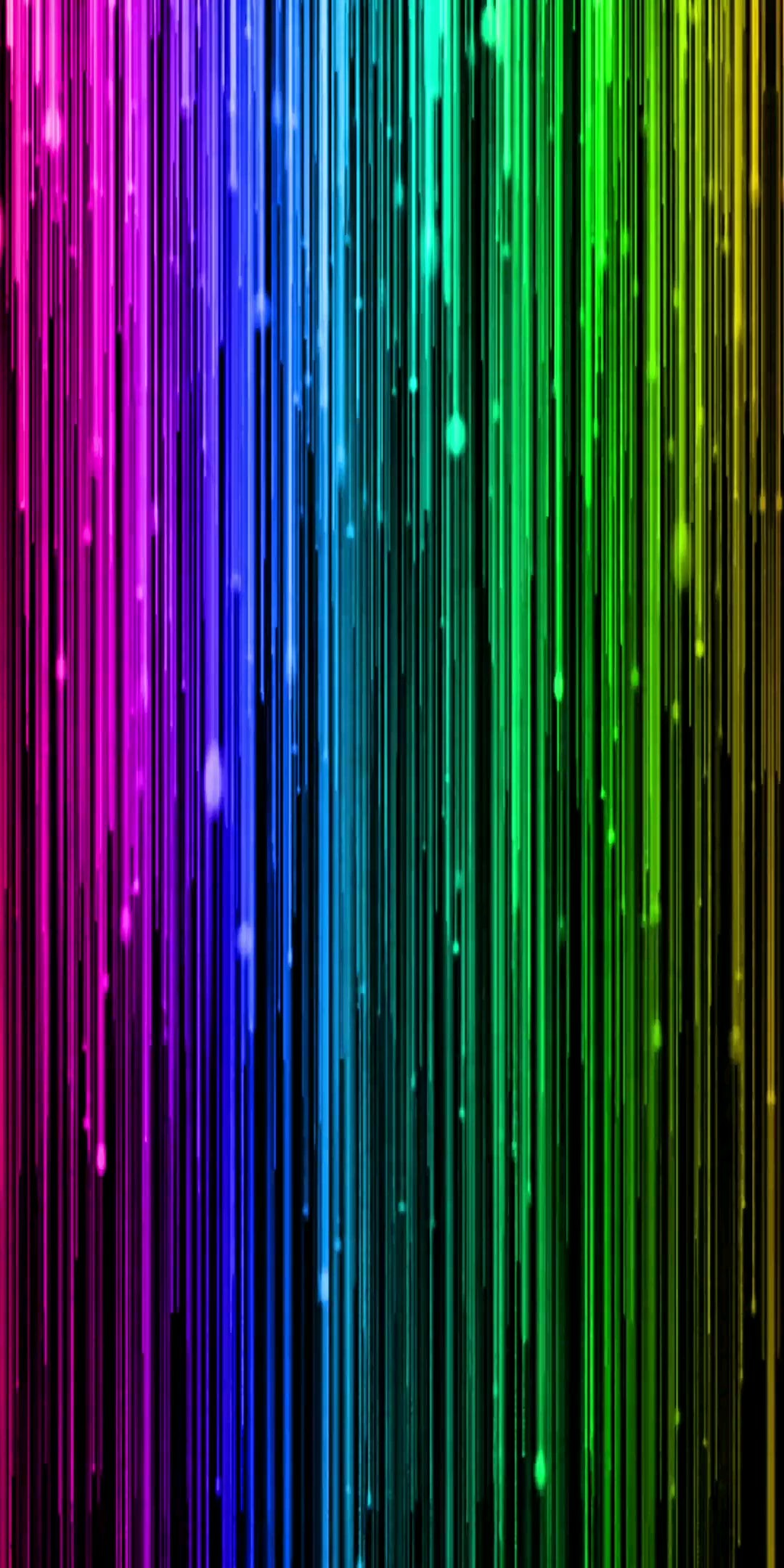 Rainbow neon live wallpaper, 1080x2160, 1080x2160 HD Phone