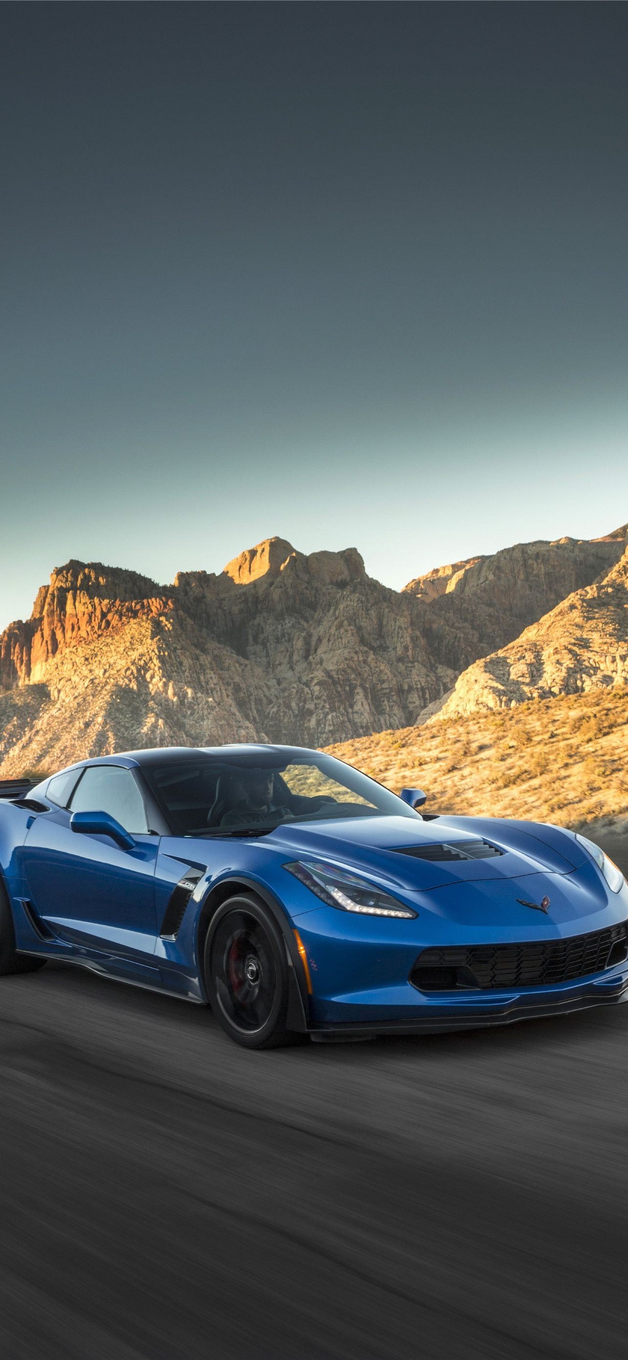 Chevrolet Corvette, Auto power, Z06 performance, Sleek design, 1290x2780 HD Phone