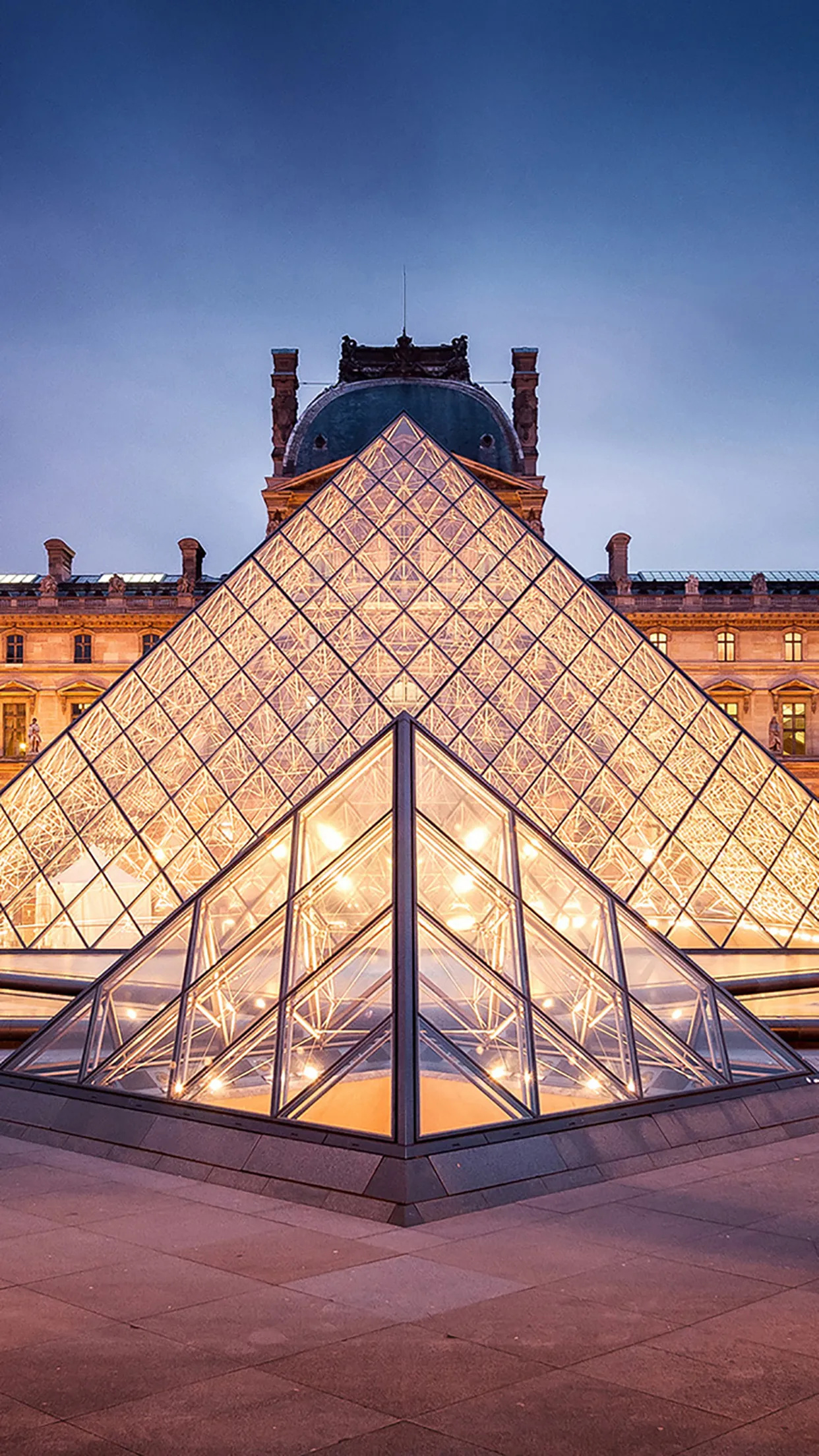 Louvre museum, iPhone wallpaper, Free download, 3wallpapers, 1250x2210 HD Phone