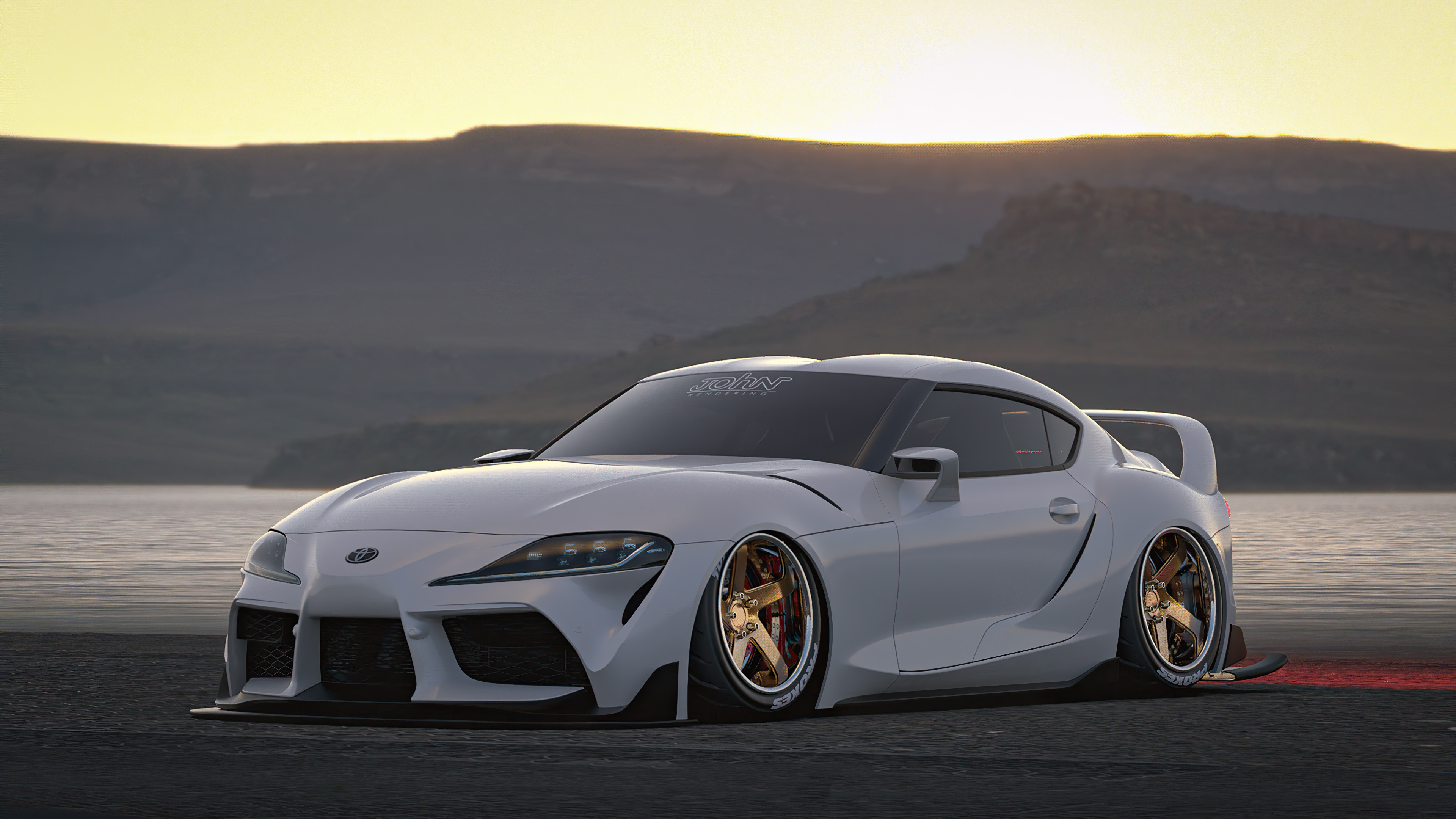 Stance, Toyota GR Supra Wallpaper, 3840x2160 4K Desktop