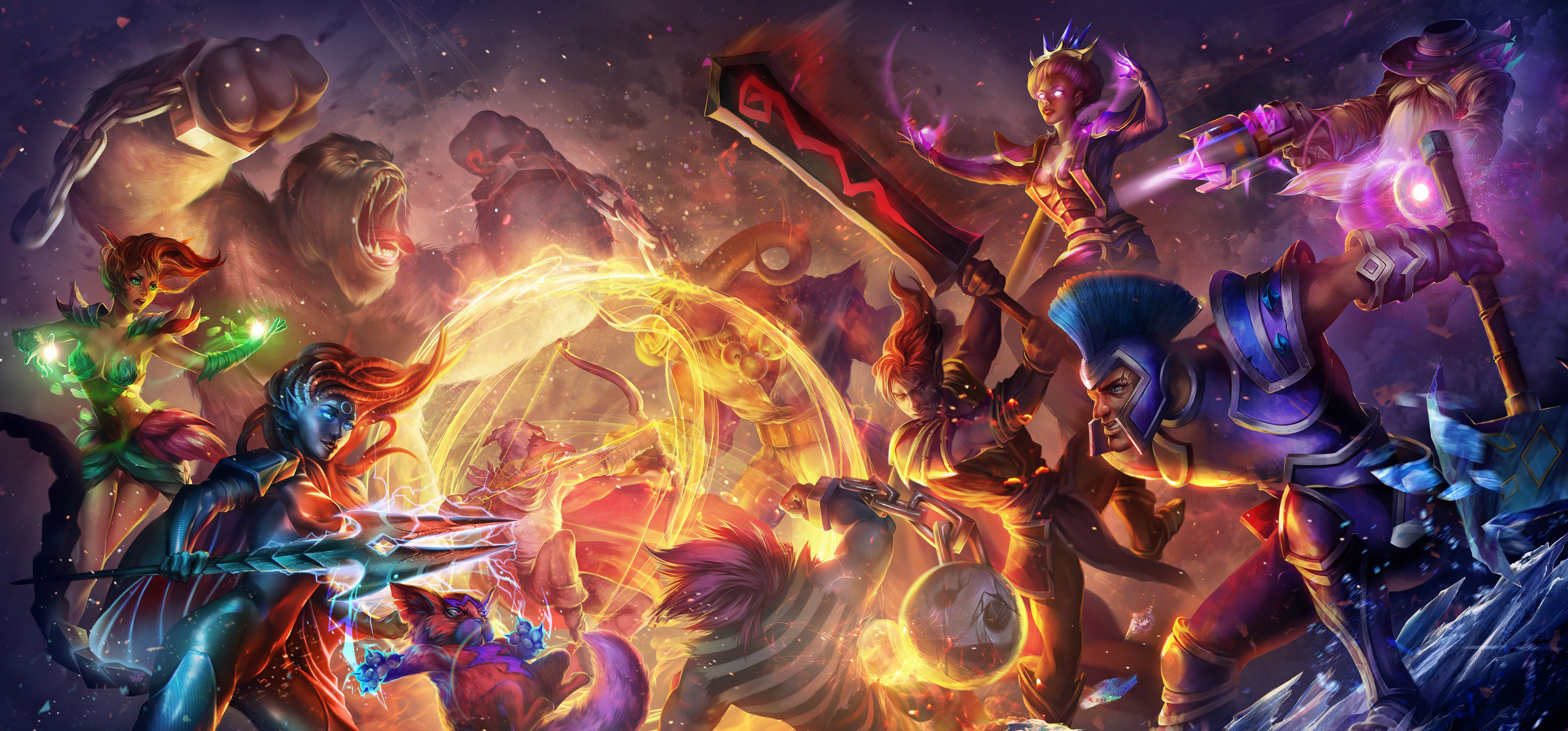 MOBA Game, 46 MOBA wallpaper, 2320x1080 Dual Screen Desktop