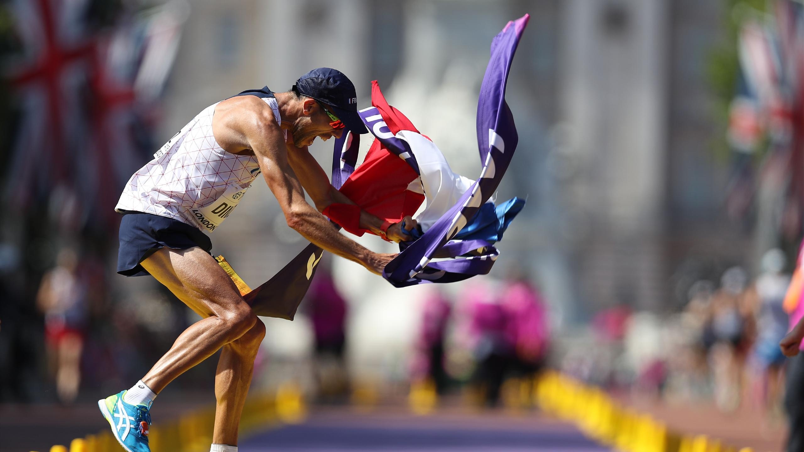 Yohann Diniz, Champion du monde, 50km marche, French athlete, 2560x1440 HD Desktop