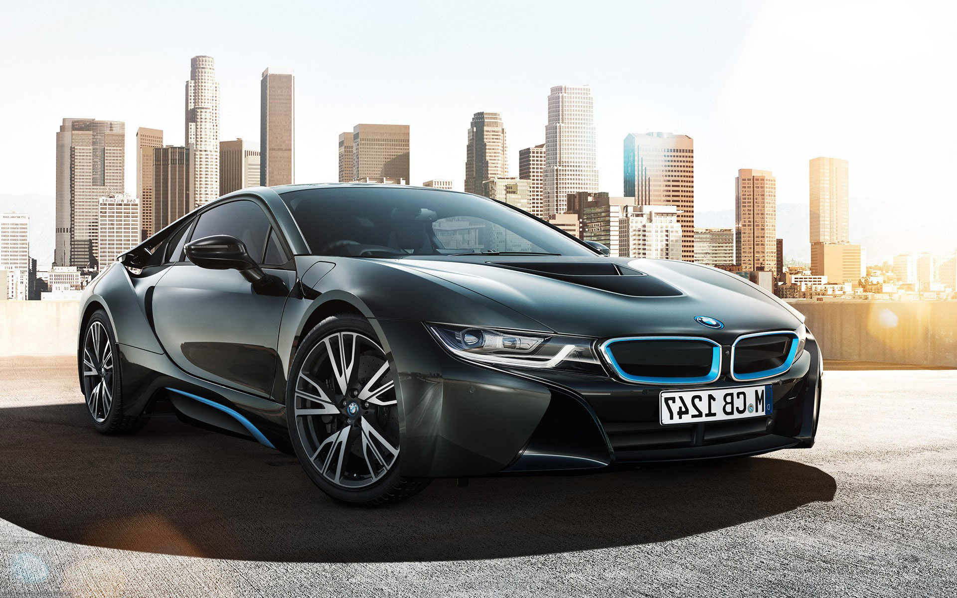 City, BMW i8 Wallpaper, 1920x1200 HD Desktop